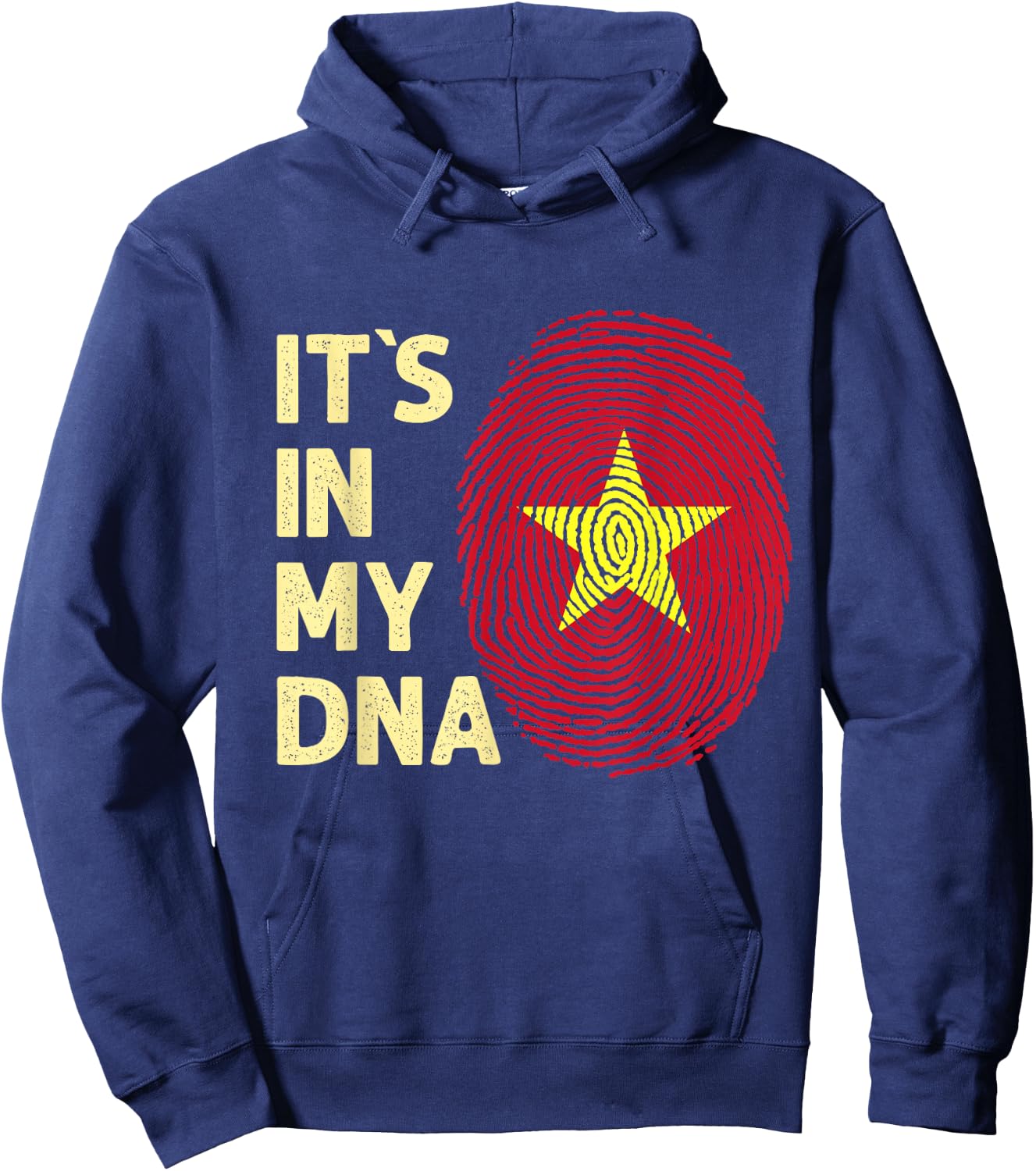 Vietnam in My DNA Vietnam Flag Team Vietnam Hoodie - Hoodie | Navy