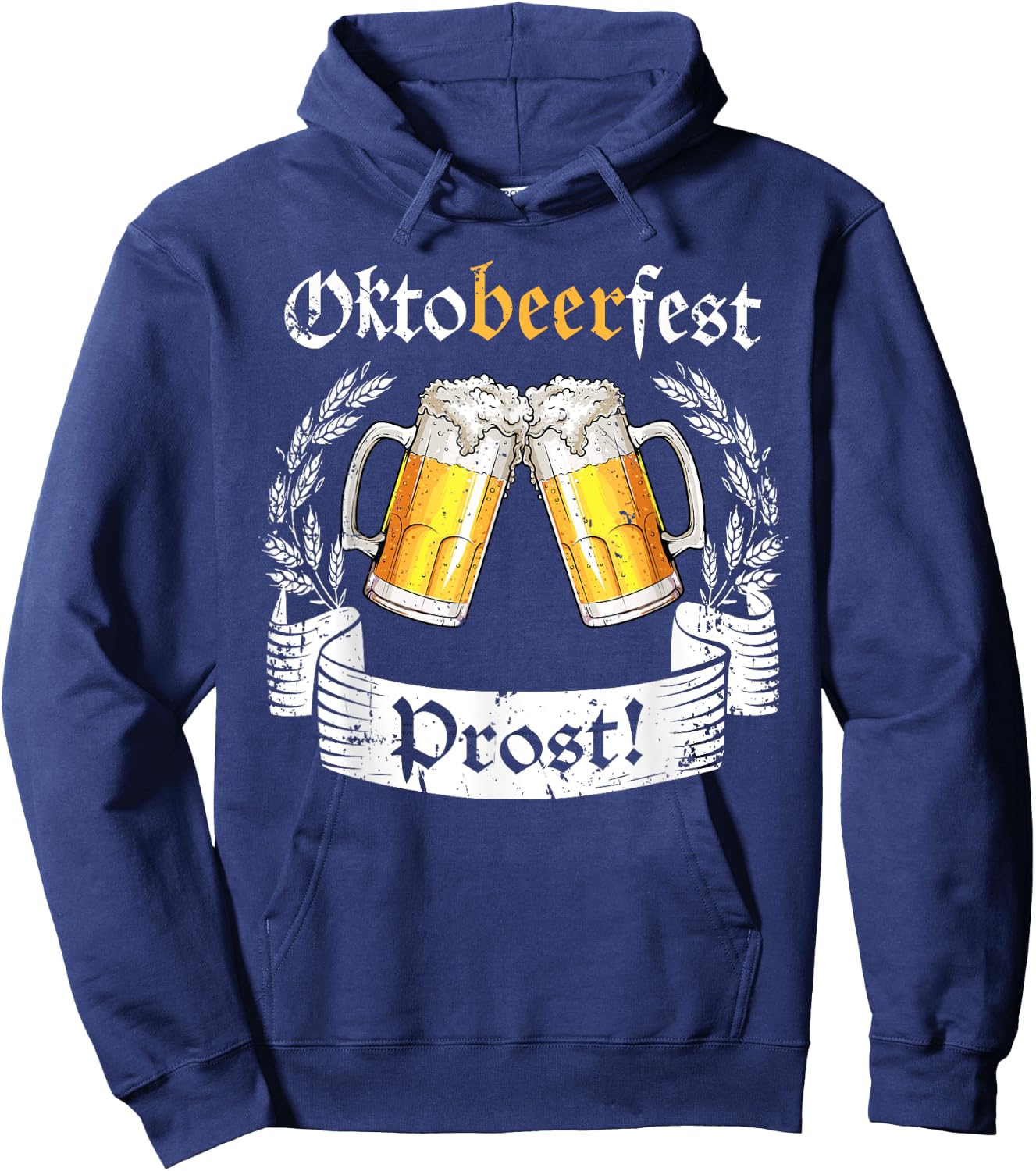 Oktobeerfest Prost Oktoberfest German Beer Fest Hoodie - Hoodie | Navy