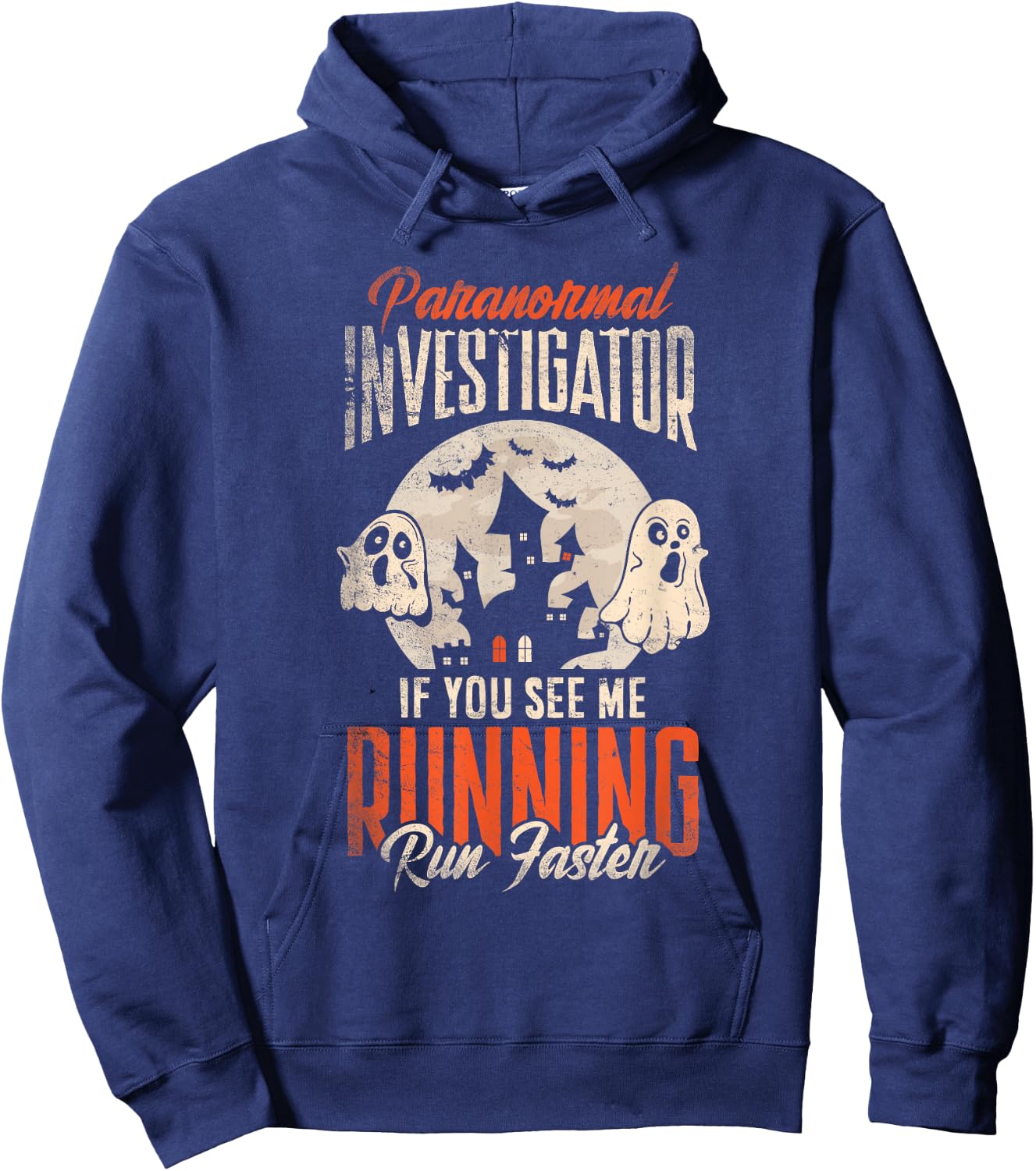Ghost Hunting Paranormal Investigator Hoodie - Hoodie | Navy