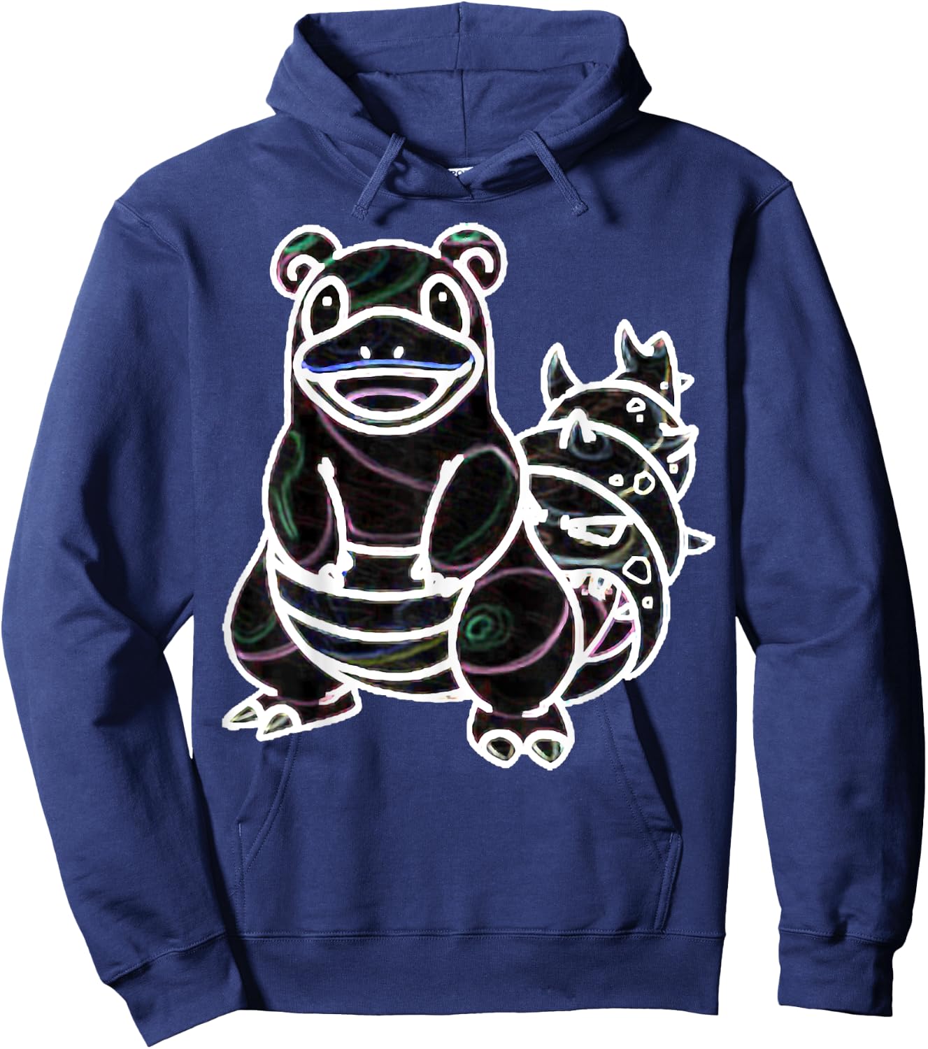 Slowbros Funny Animal Hoodie - Hoodie | Navy