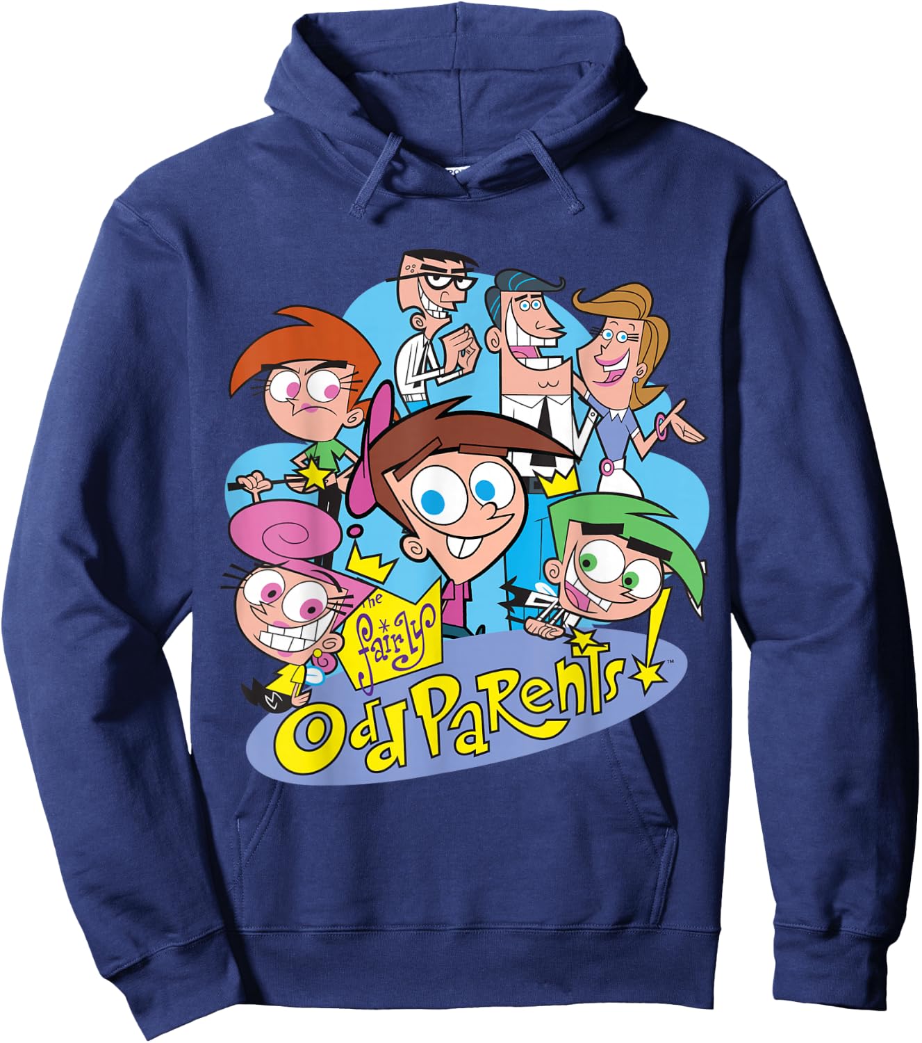 Nickelodeon The Fairly OddParents Cast Small Hoodie - Hoodie | Navy