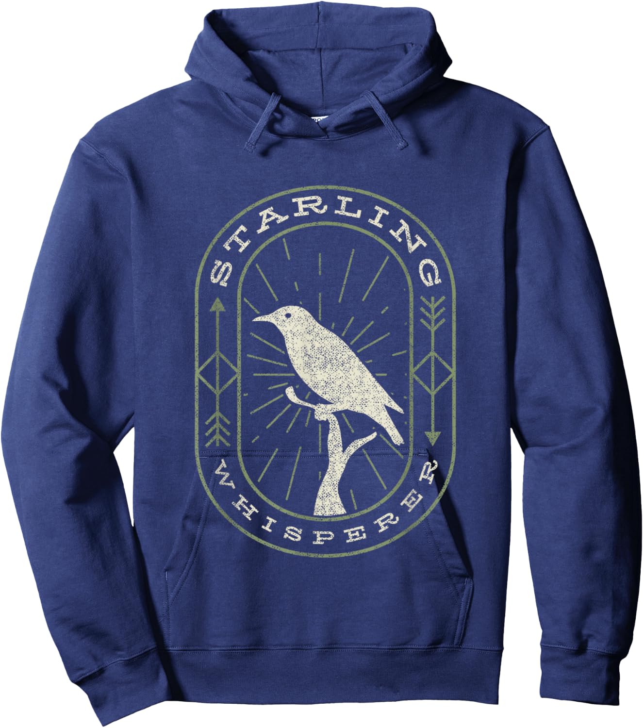 Starling Whisperer - Bird Watching Hoodie - Hoodie | Navy