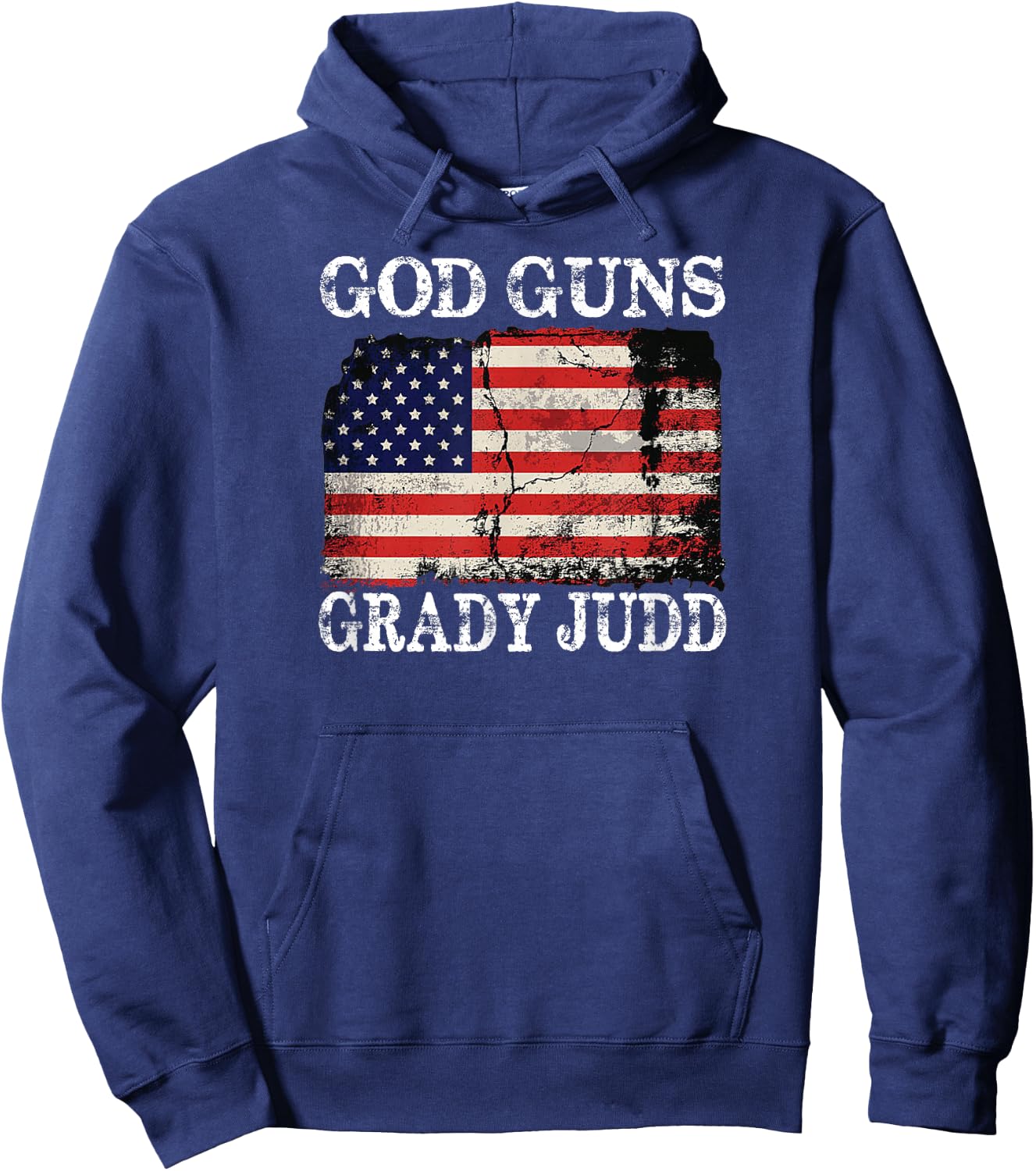 God Guns Grady Judd Us Flag Hoodie - Hoodie | Navy