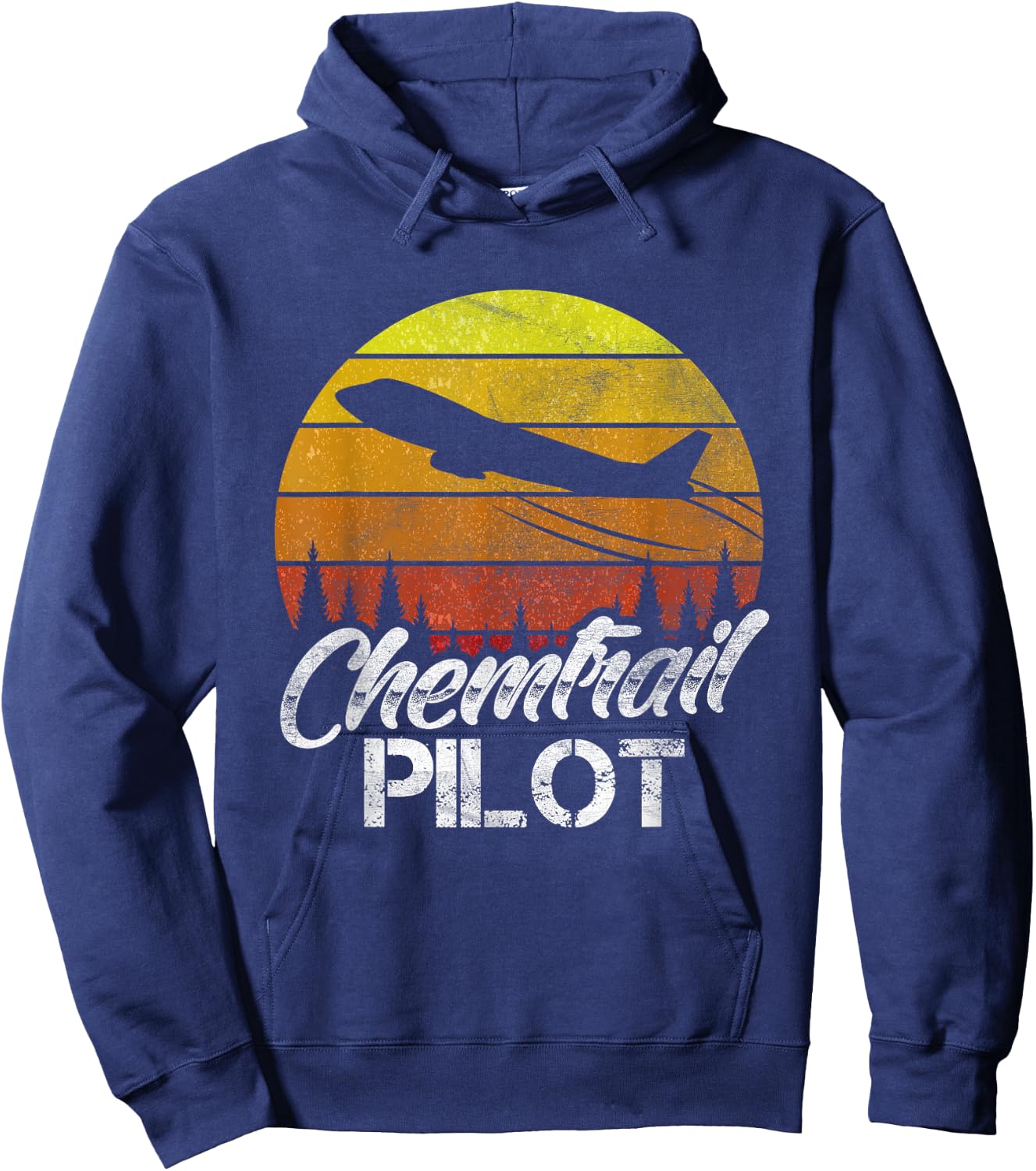 Chemtrail Pilot Hoodie - Hoodie | Navy