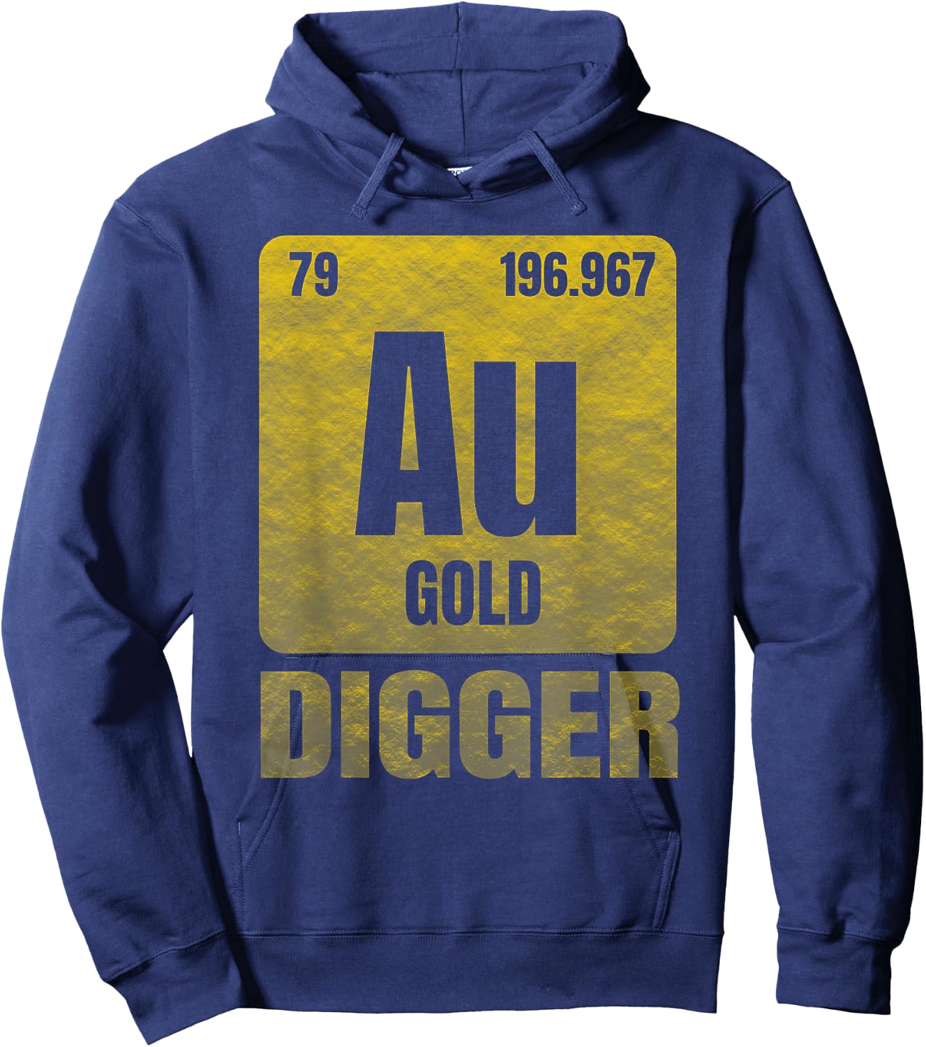 Golden Chemical Element Au for Gold Digger Hoodie - Hoodie | Navy