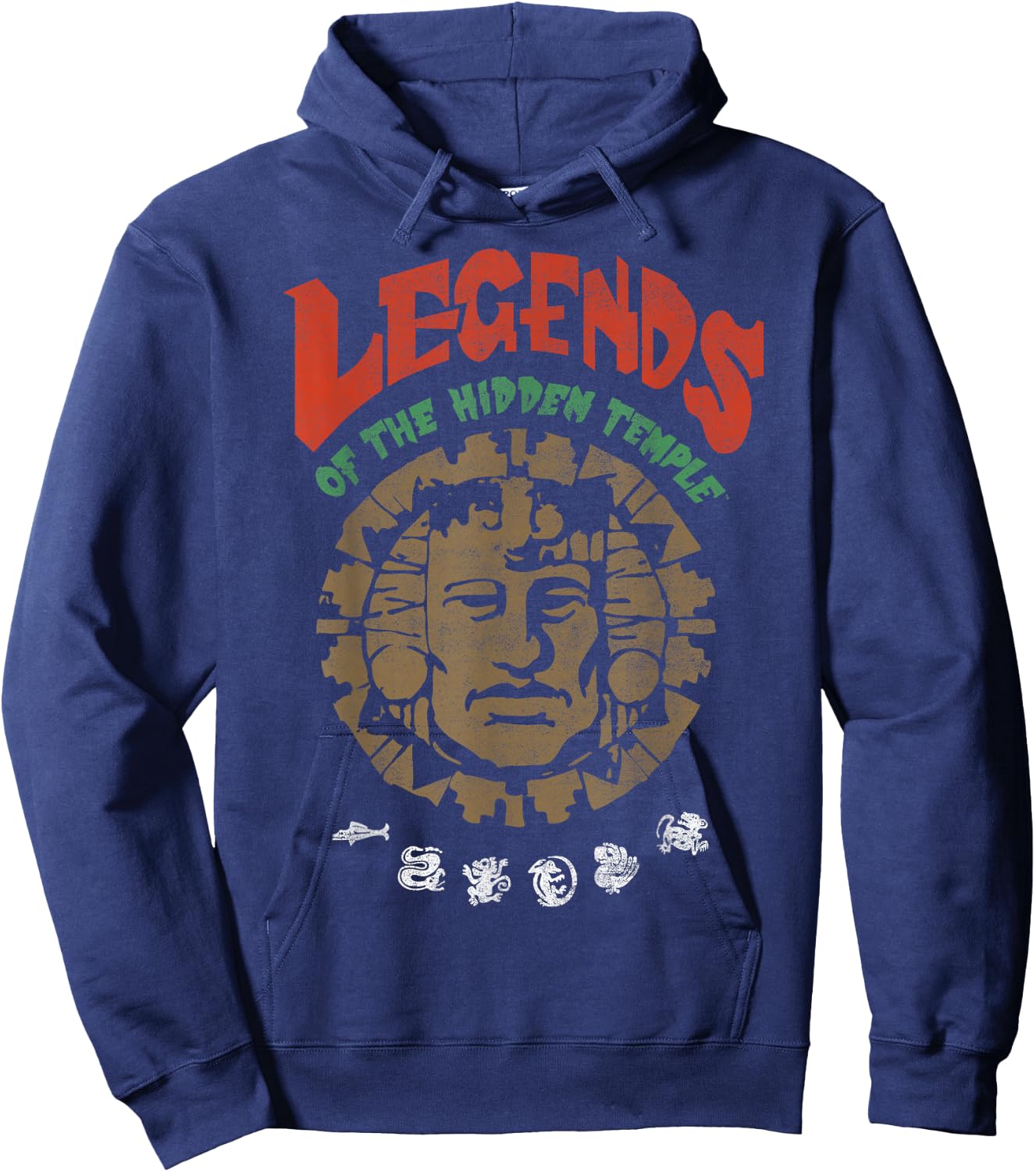 Legends of the Hidden Temple Vintage Poster Hoodie - Hoodie | Navy