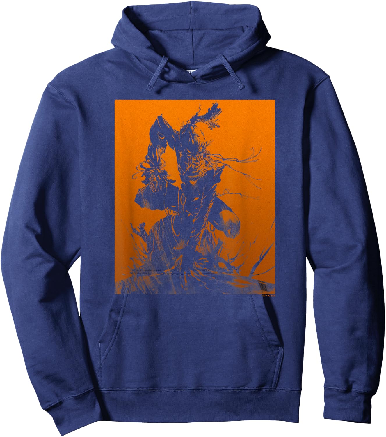 DC Comics Halloween Scarecrow Orange Poster Hoodie - Hoodie | Navy
