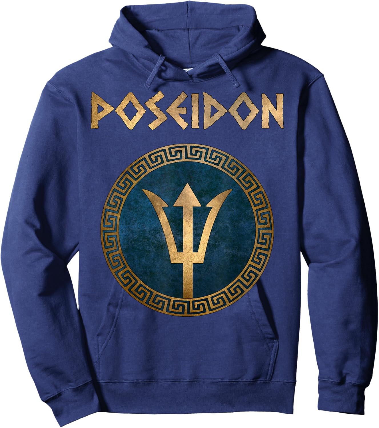 Poseidon Ancient Greek God Hoodie - Hoodie | Navy