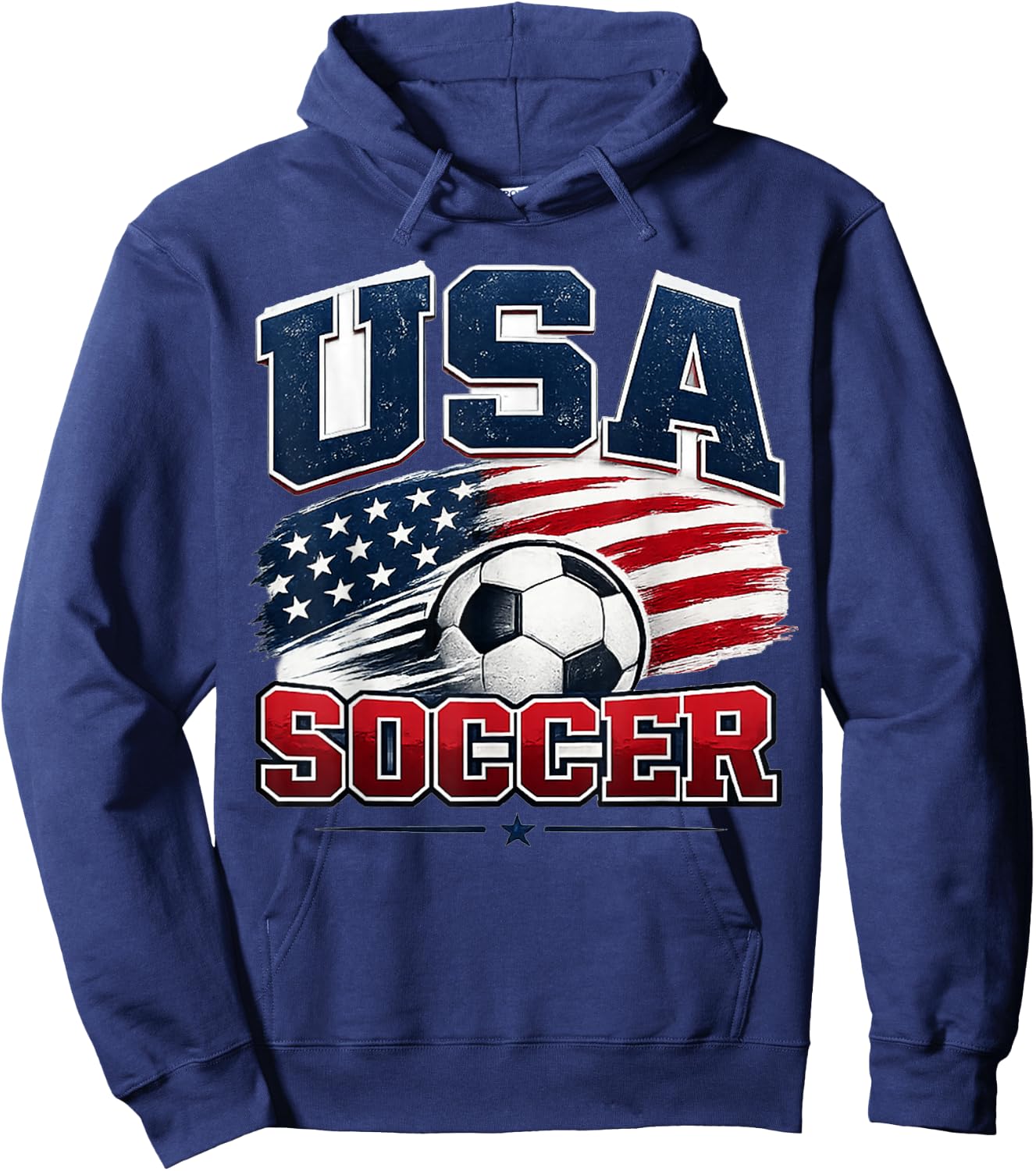 Soccer Football- World Cup 2026 USA Hoodie - Hoodie | Navy