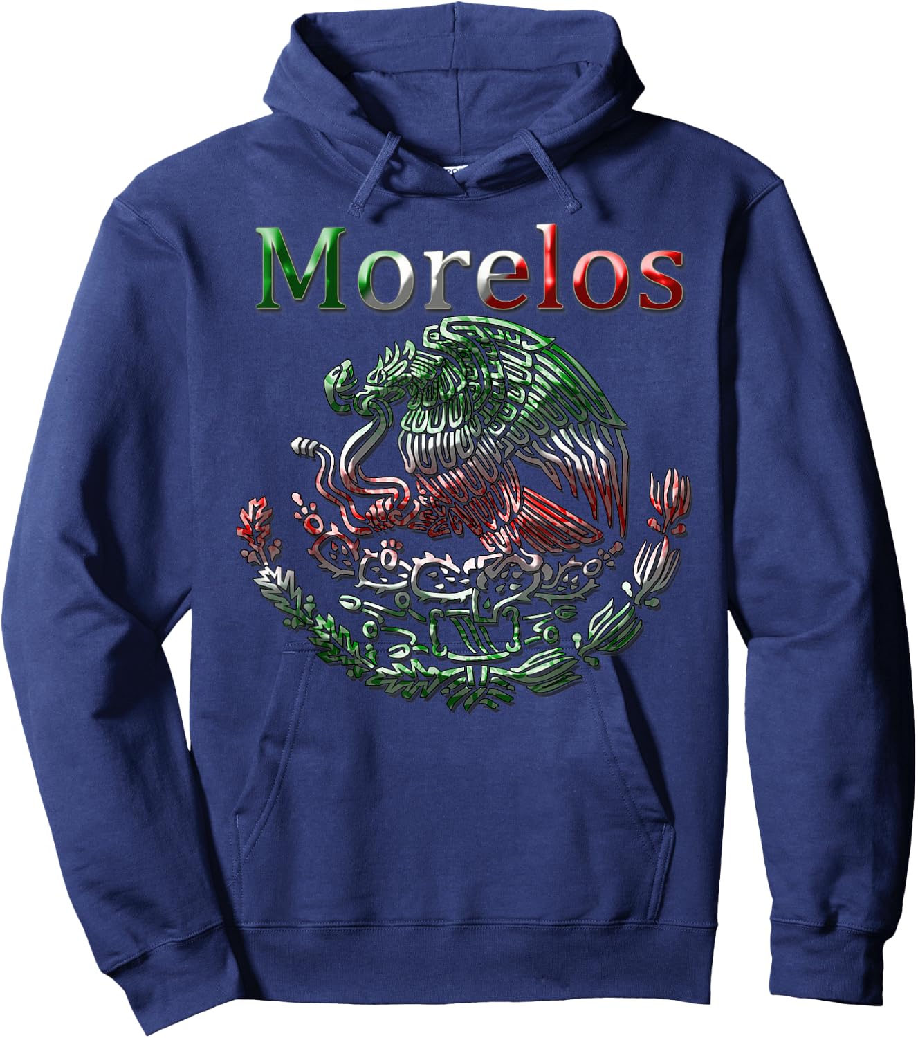 Morelos Mexican flag shirts Morelos sudaderas Hoodie - Hoodie | Navy