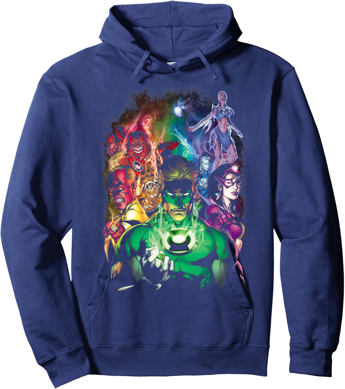 Green Lantern The New Guardians Small Hoodie - Hoodie | Navy