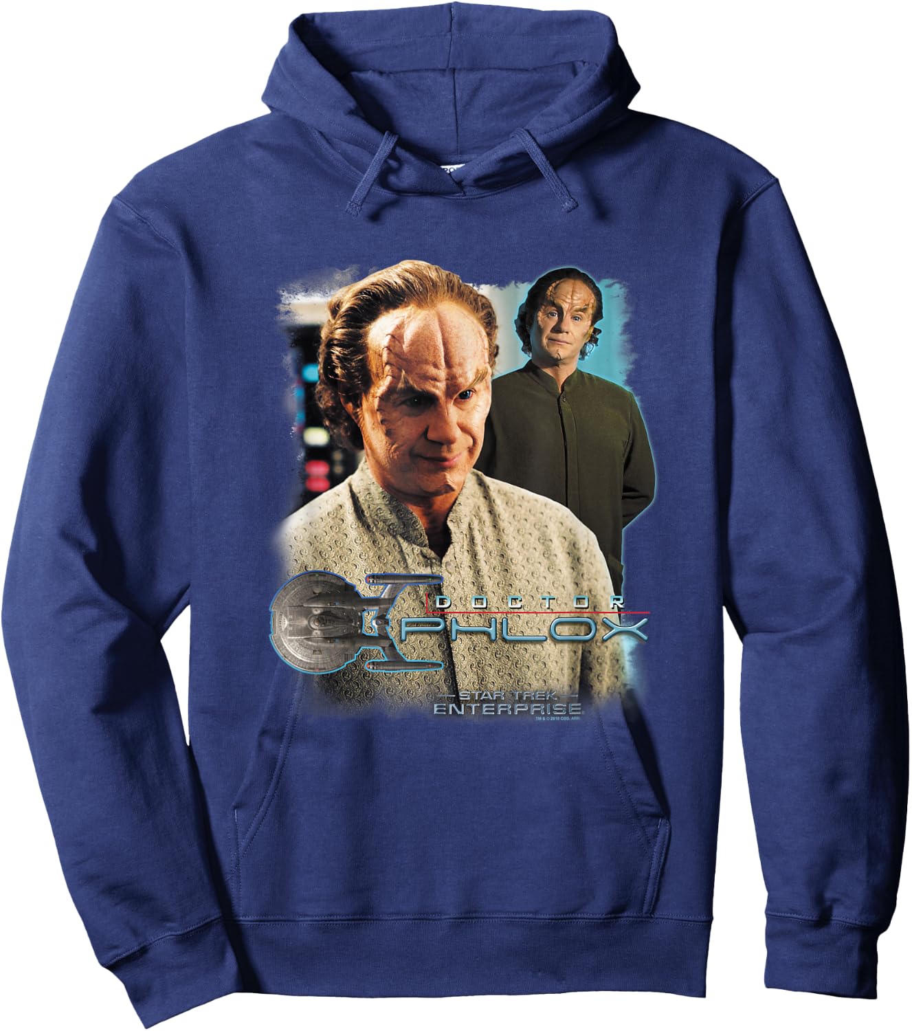 Star Trek Doctor Phlox Hoodie - Hoodie | Navy
