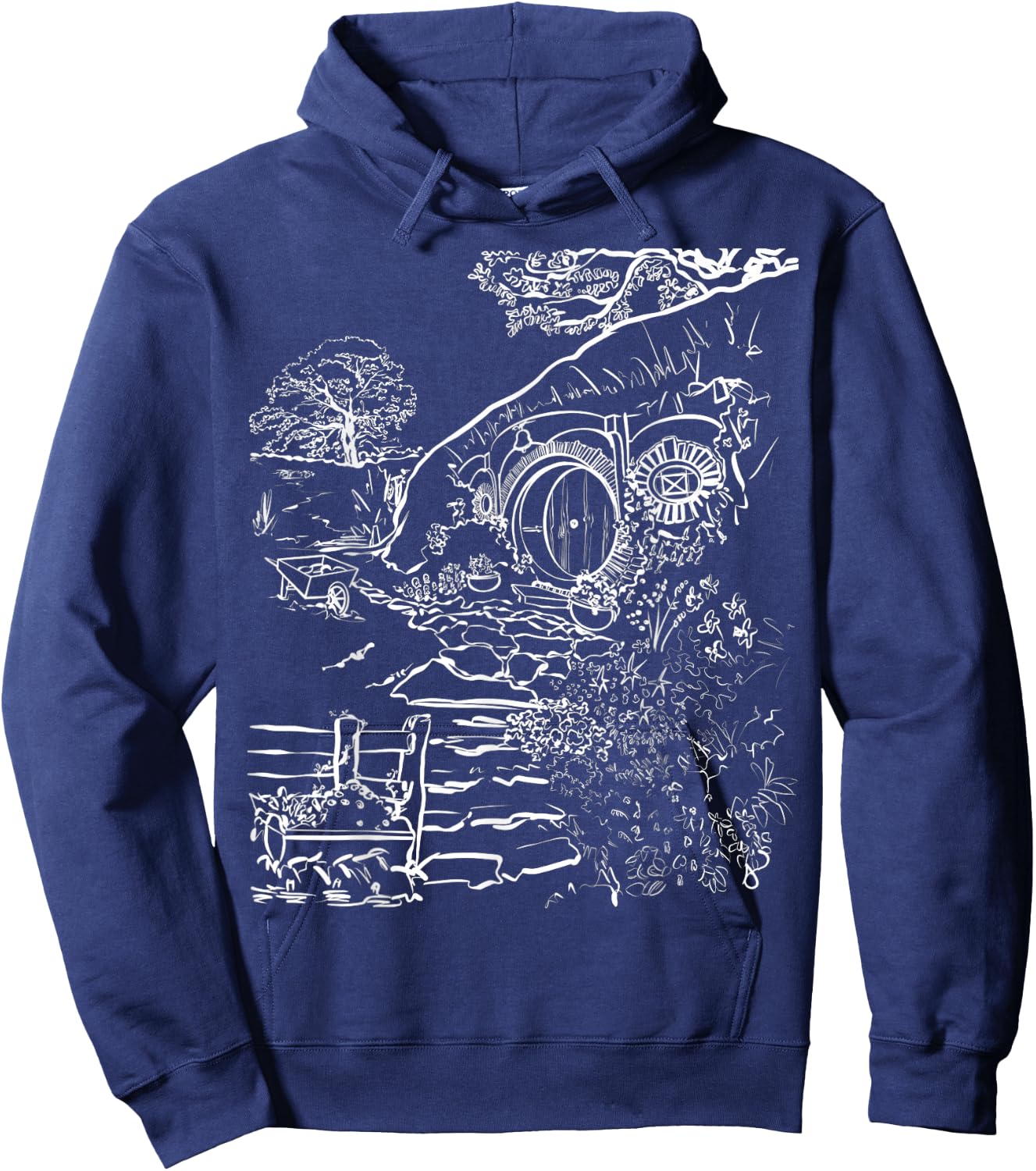 Underground Home in New Zealand Small Hoodie - Hoodie | Navy