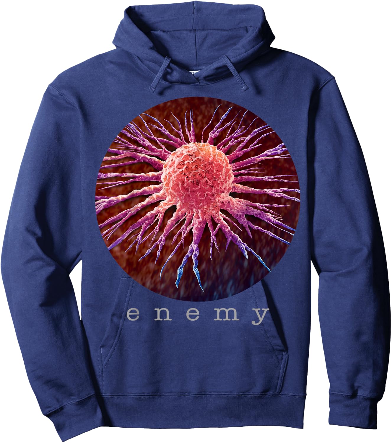 Cancer Cell Research Medical Oncology design Hoodie - Hoodie | Navy