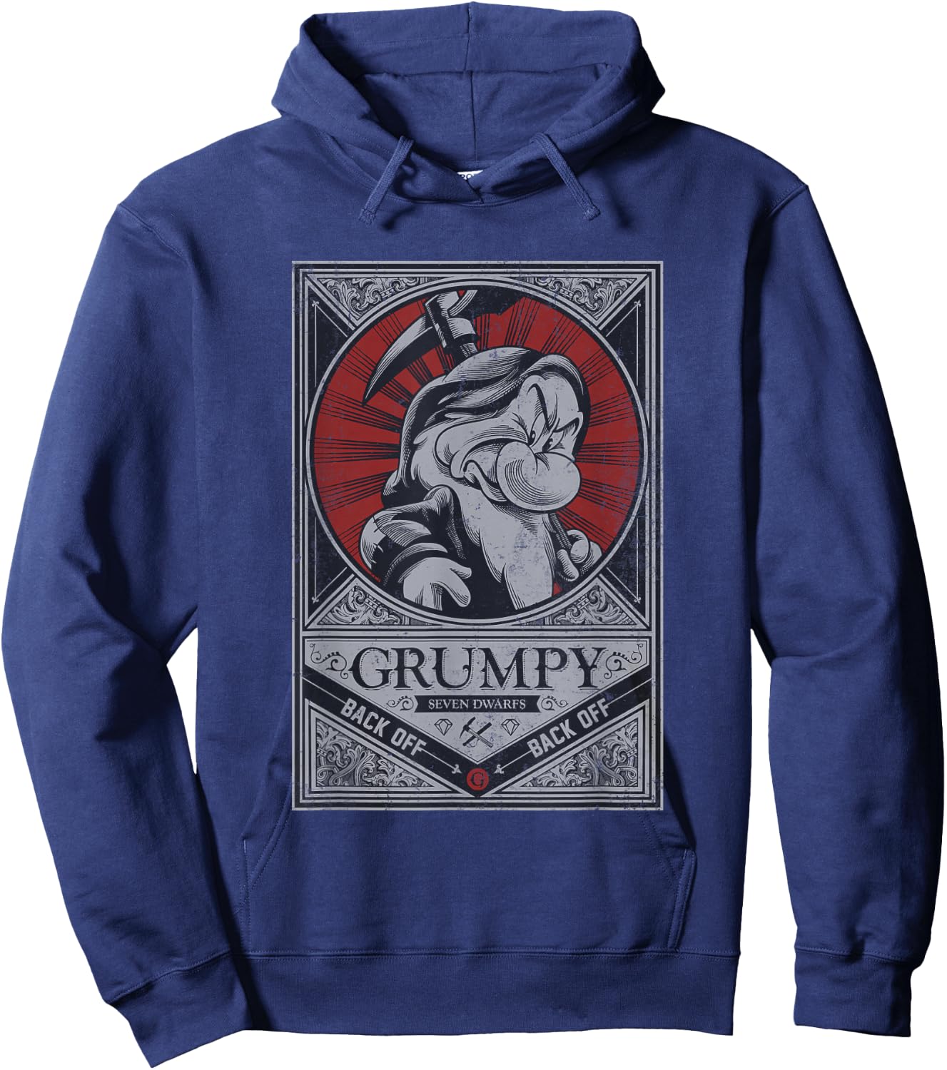 Disney - Grumpy Grumpster Dwarf Hoodie - Hoodie | Navy