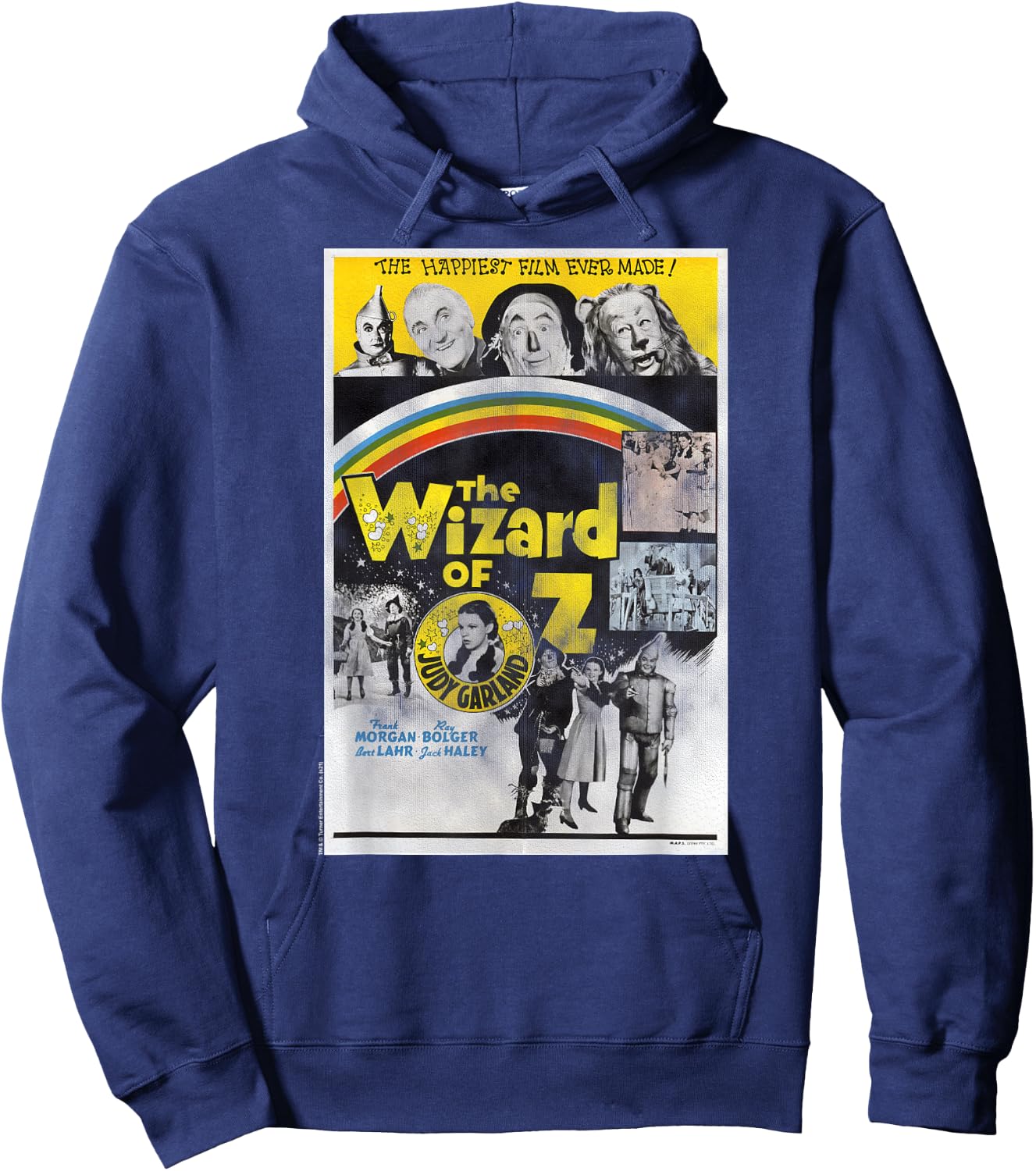 Wizard of Oz Vintage Movie Poster Hoodie - Hoodie | Navy
