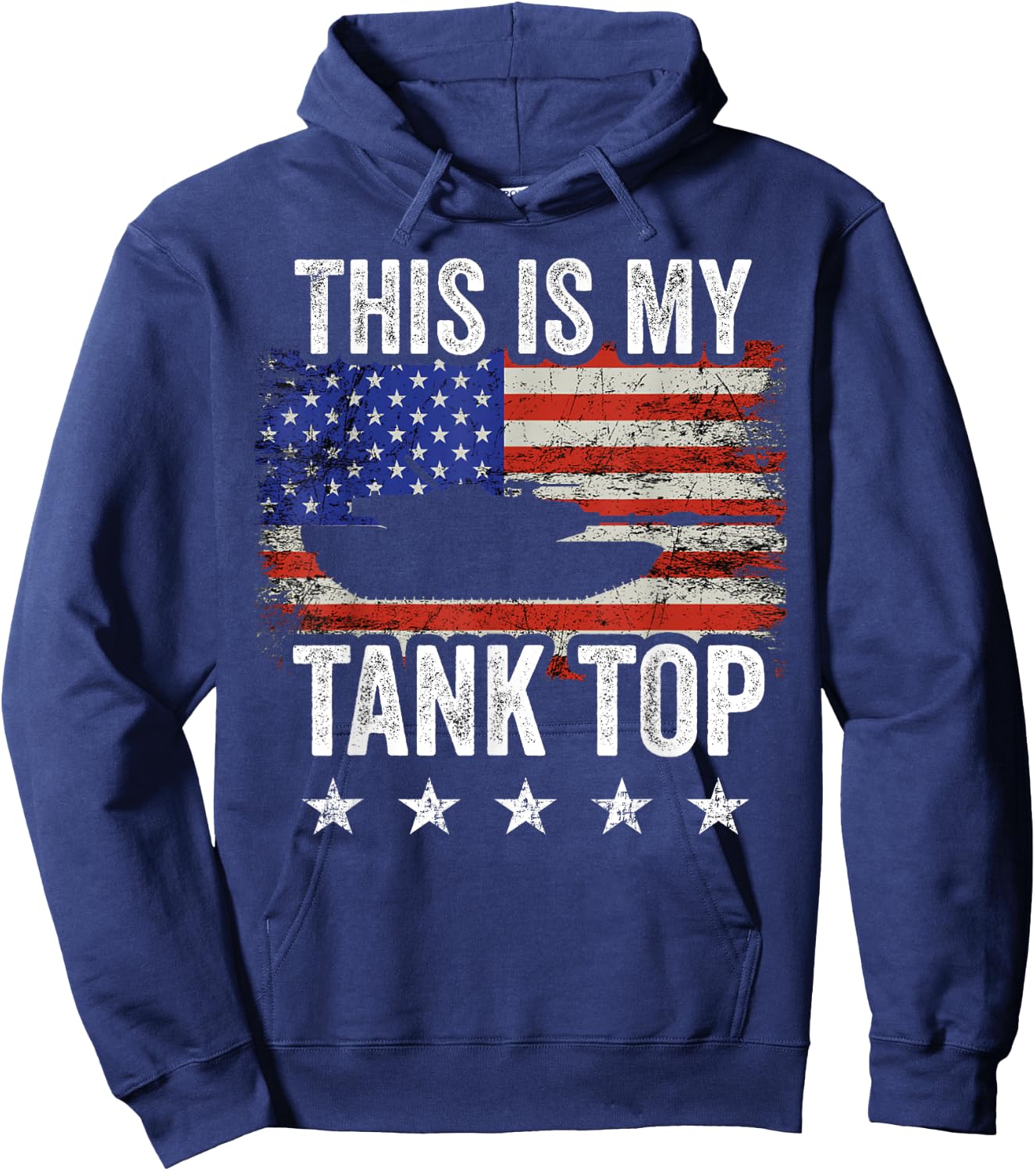 M1 Abrams Tank American Main Battle Tank Hoodie - Hoodie | Navy