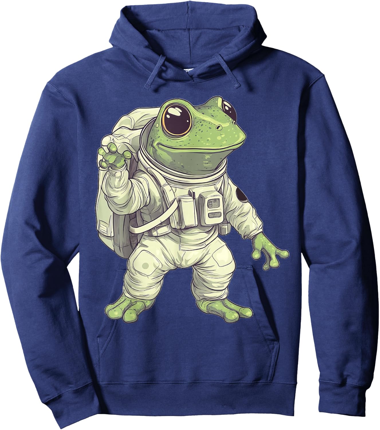 Frog Astronaut Space Hoodie - Hoodie | Navy