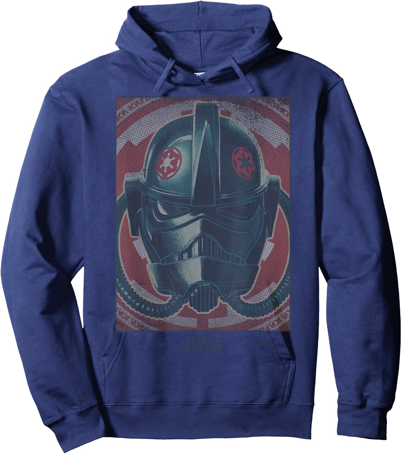 Star Wars Andor Imperial Pilot Helmet Badge Hoodie - Hoodie | Navy