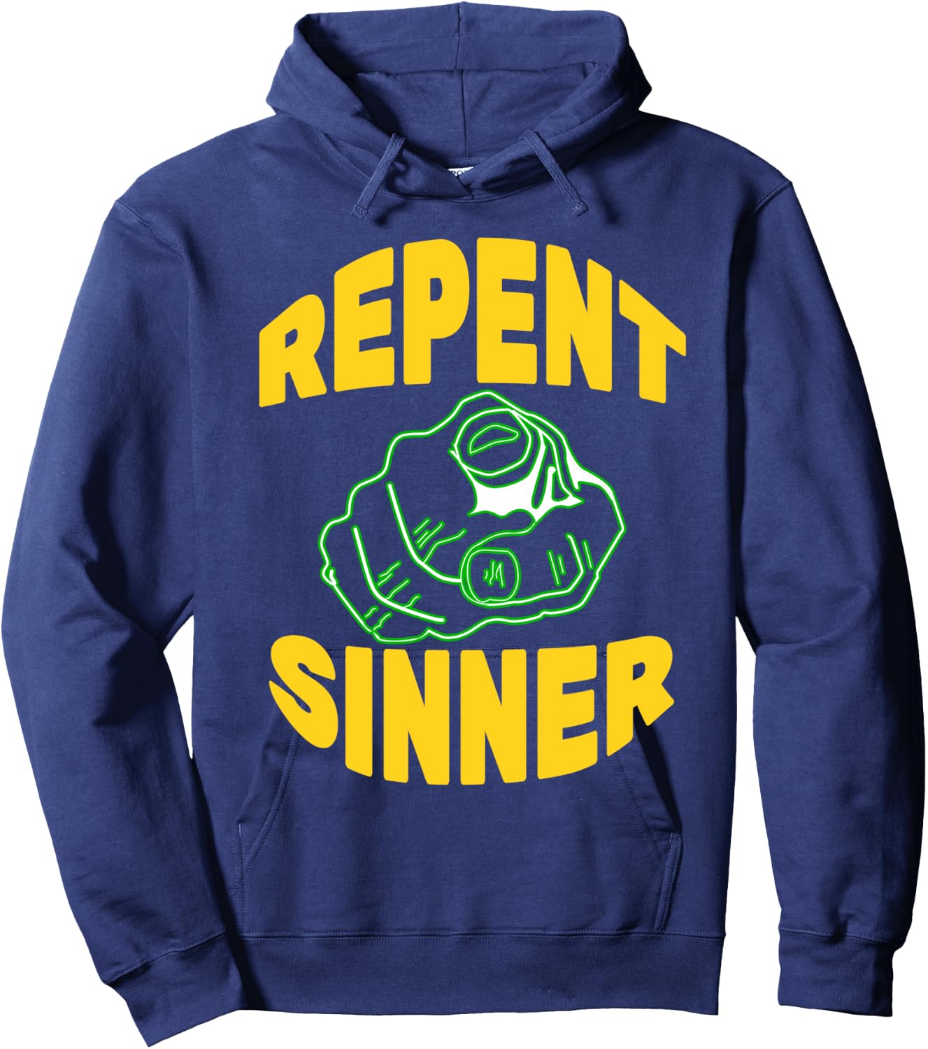 Repent Sinner Hoodie - Hoodie | Navy