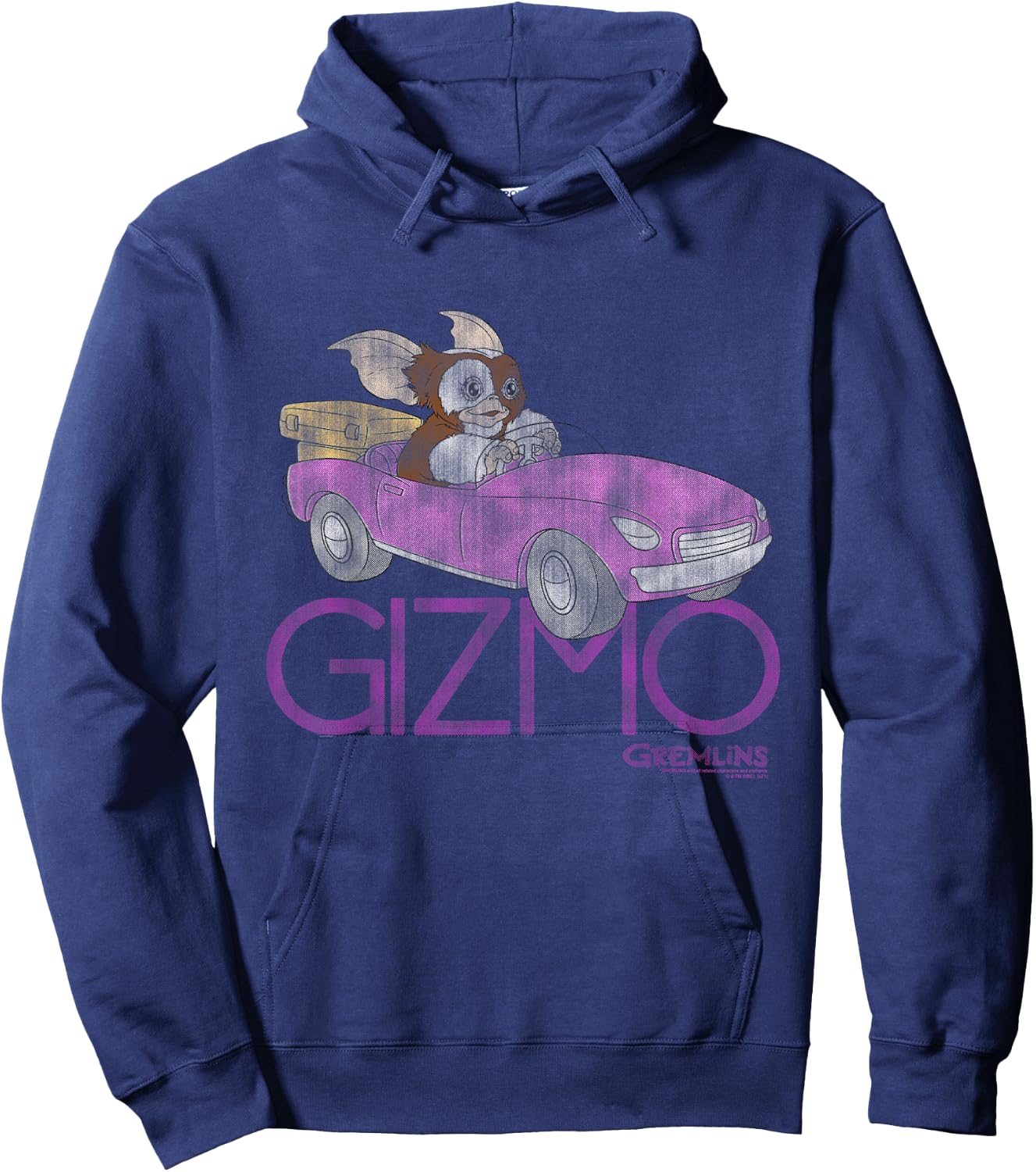 Gremlins Gizmo Pink Car Hoodie - Hoodie | Navy
