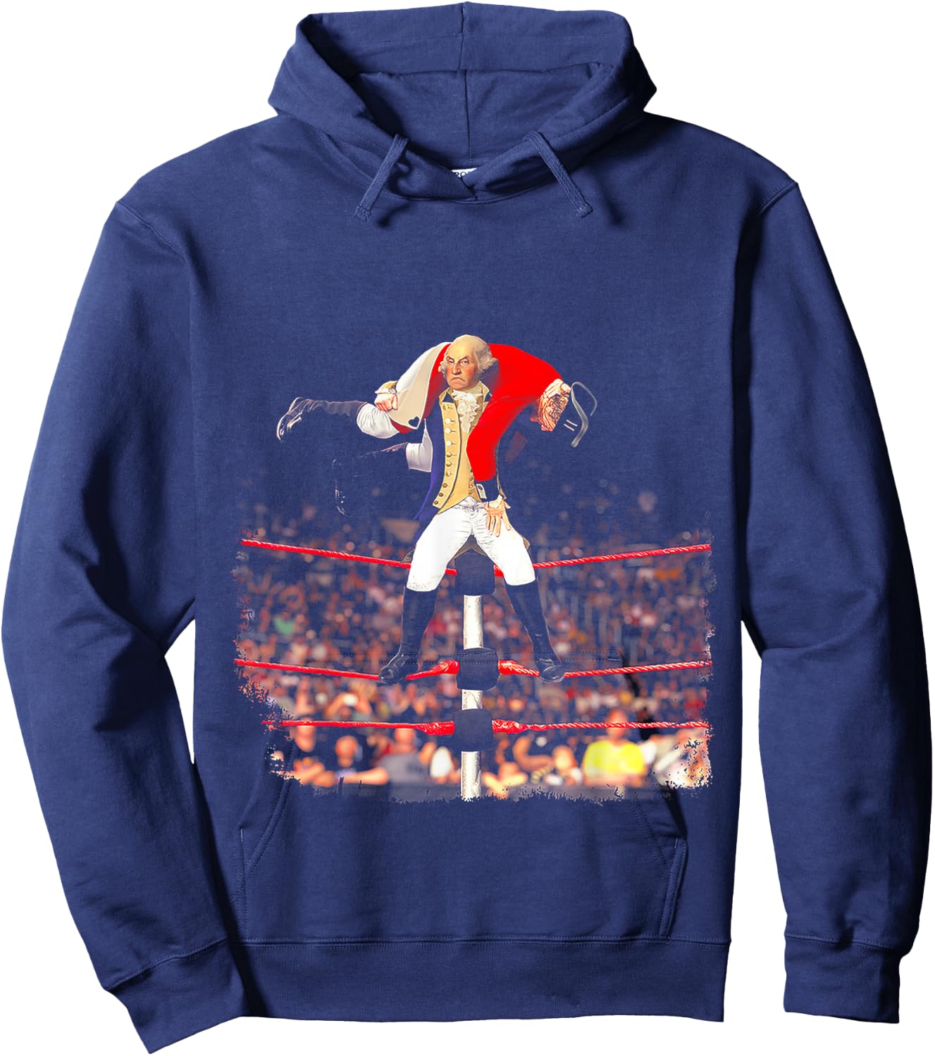 George Washington Wrestling Hoodie - Hoodie | Navy