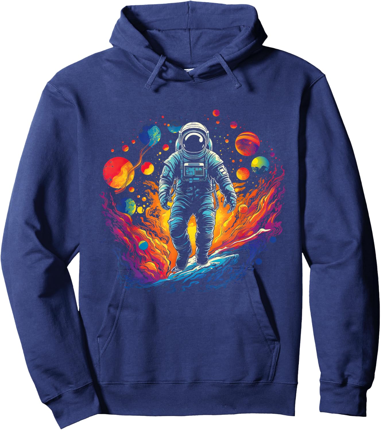 Space Galaxy Geek Astronaut Artwork Science Hoodie - Hoodie | Navy