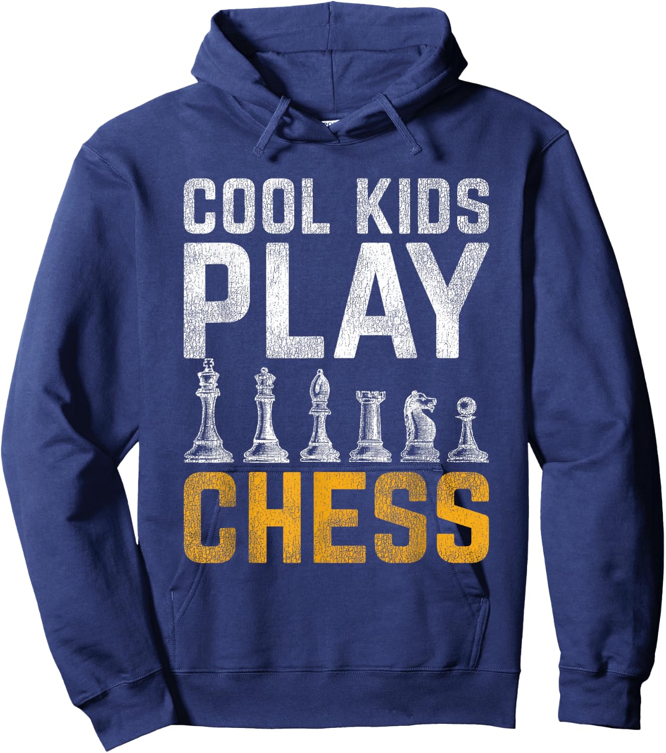 Cool Kids Play Chess Hoodie - Hoodie | Navy