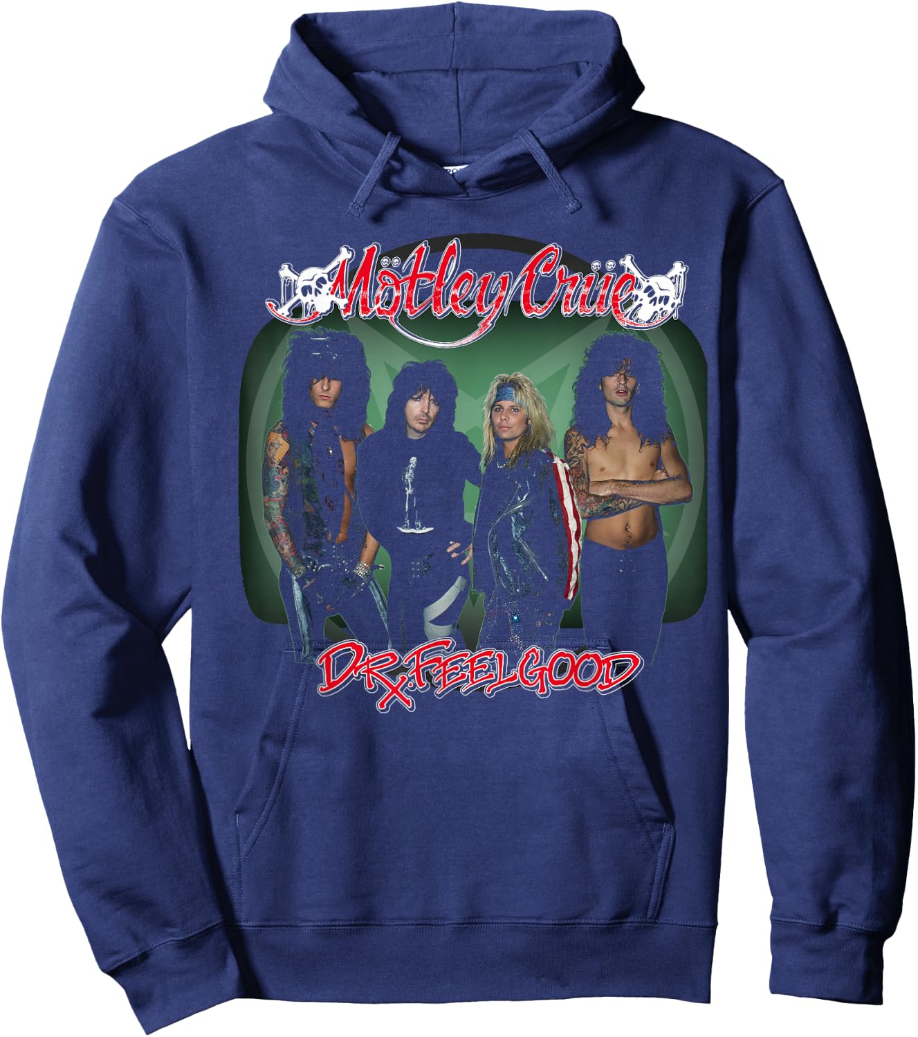 Mötley Crüe - Dr Feelgood Photo Small Hoodie - Hoodie | Navy