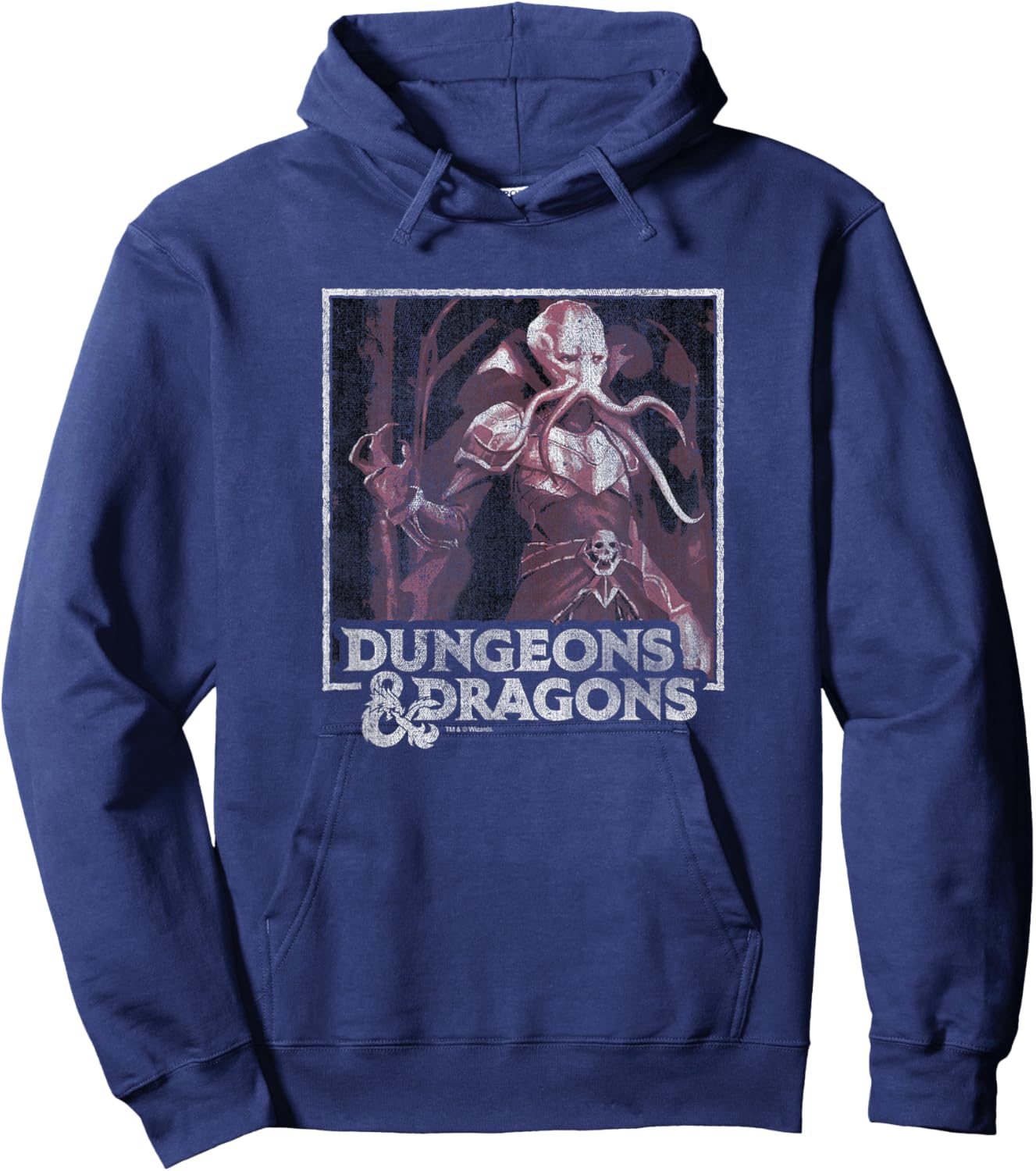 Dungeons & Dragons MindFlayer Box Up Hoodie - Hoodie | Navy