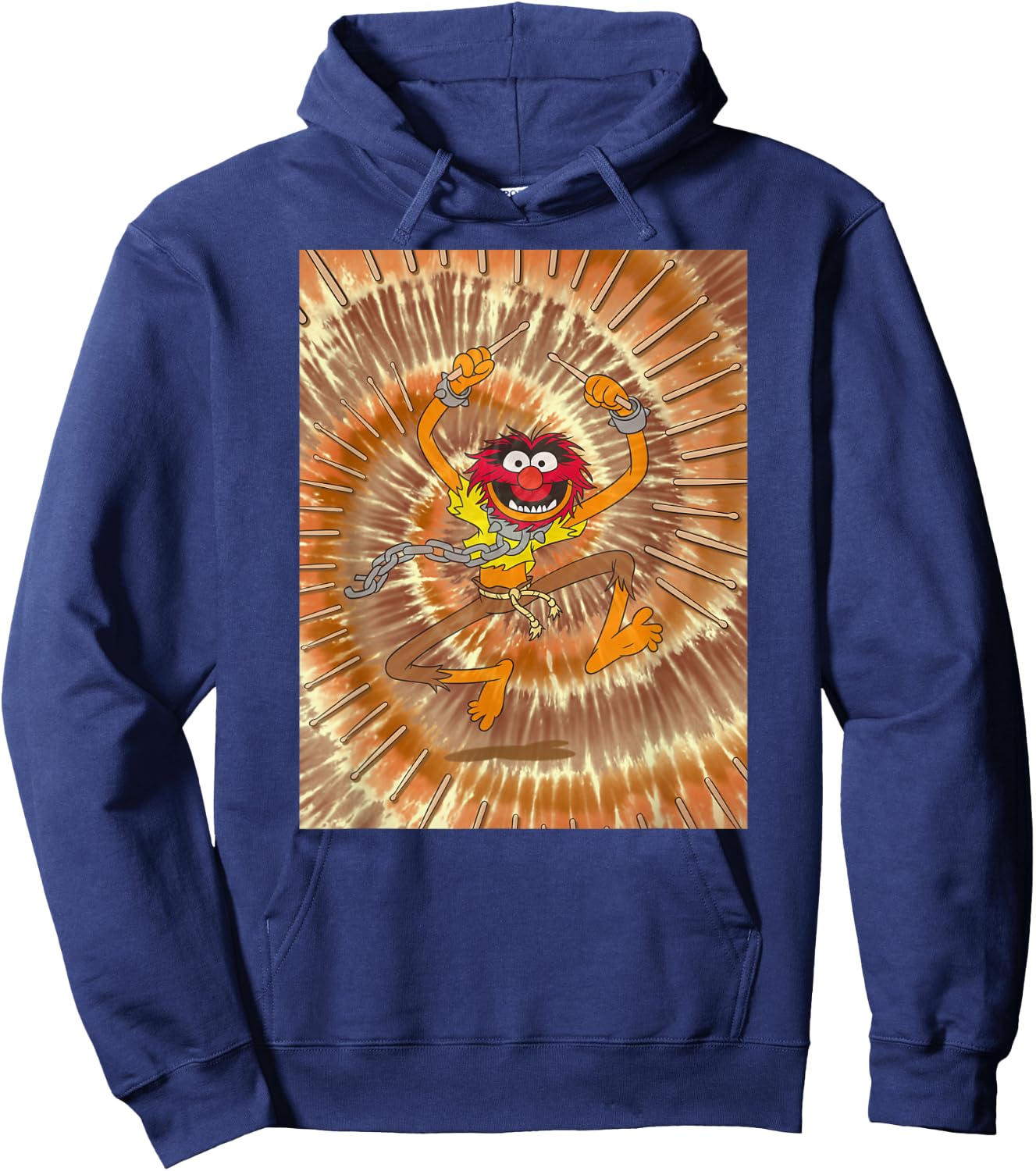 Disney - The Muppets Animal Tie Dye Hoodie - Hoodie | Navy