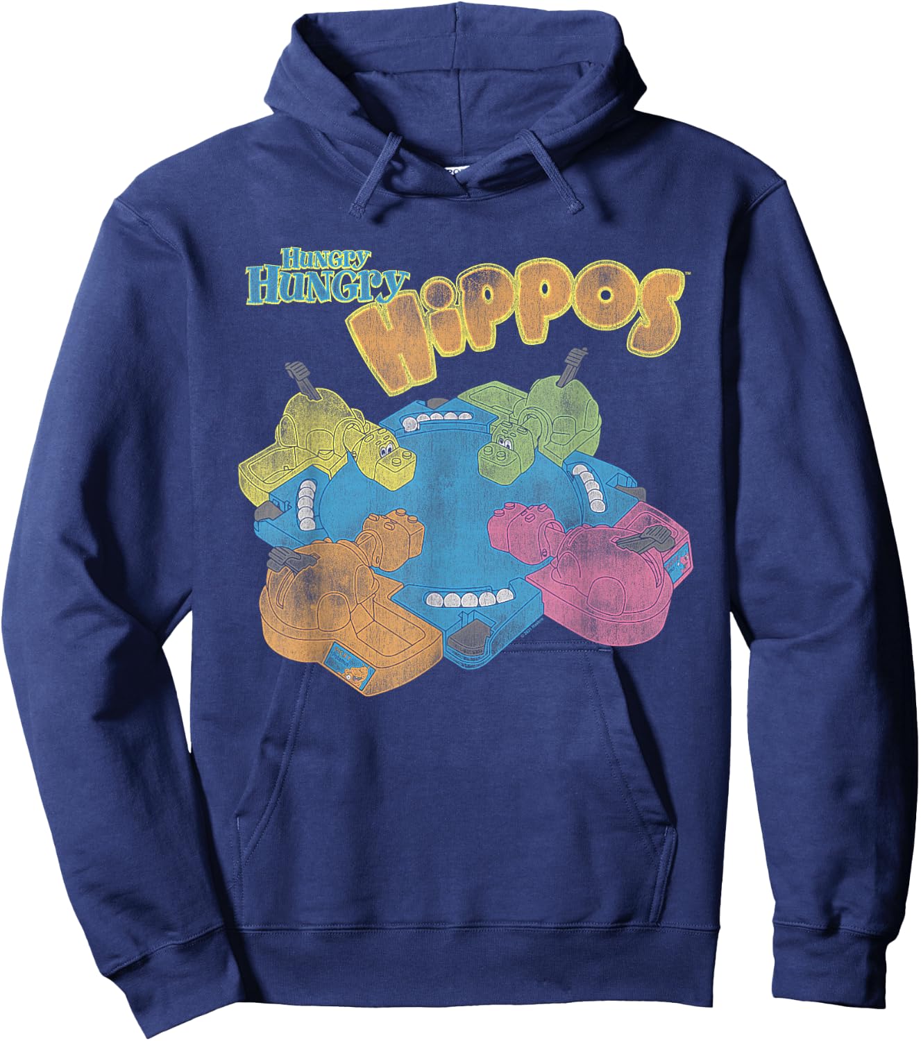 Hungry Hungry Hippos Time to Play Hoodie - Hoodie | Navy