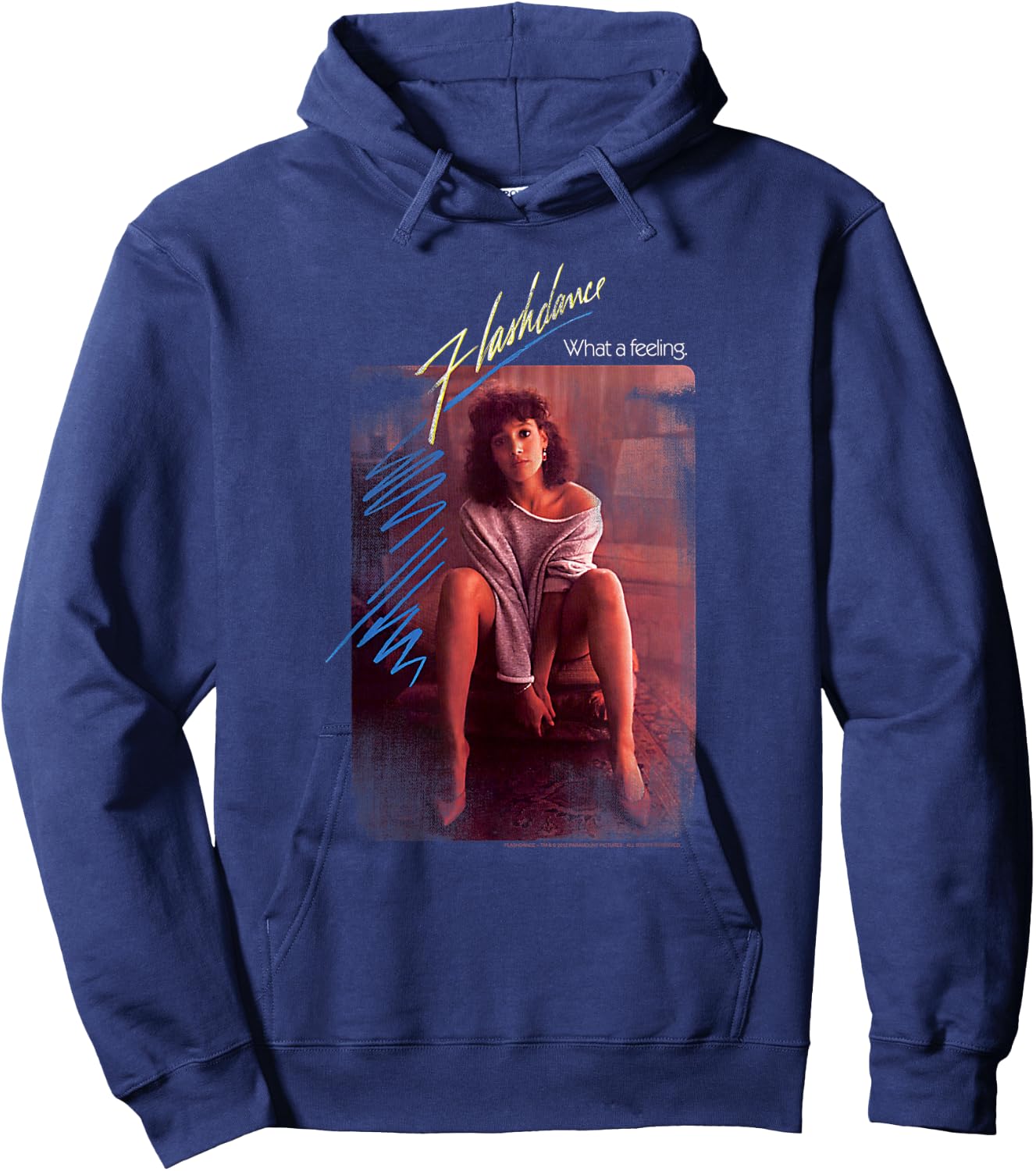 Flashdance Title Hoodie - Hoodie | Navy