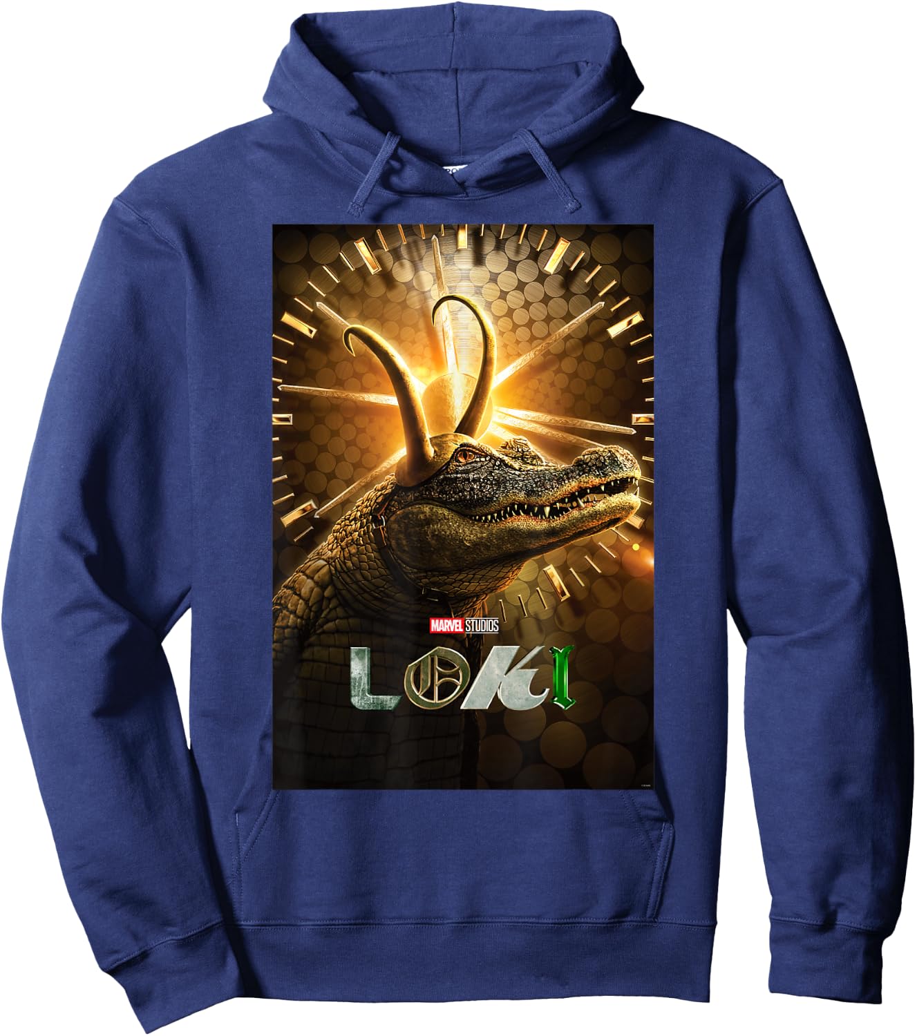 Marvel Loki Alligator Loki Poster Hoodie - Hoodie | Navy