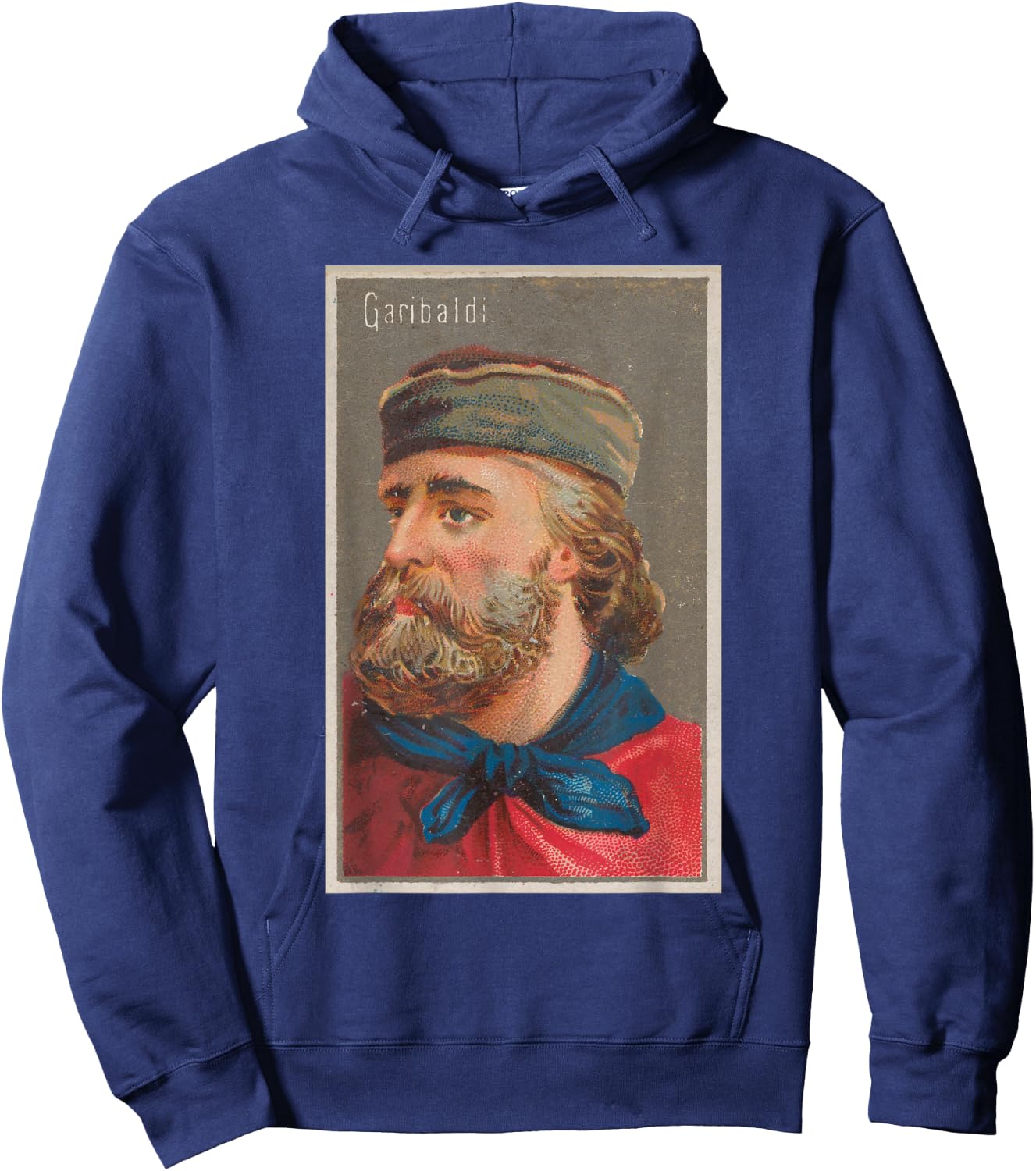 Giuseppe Garibaldi Portrait (1888) Hoodie - Hoodie | Navy