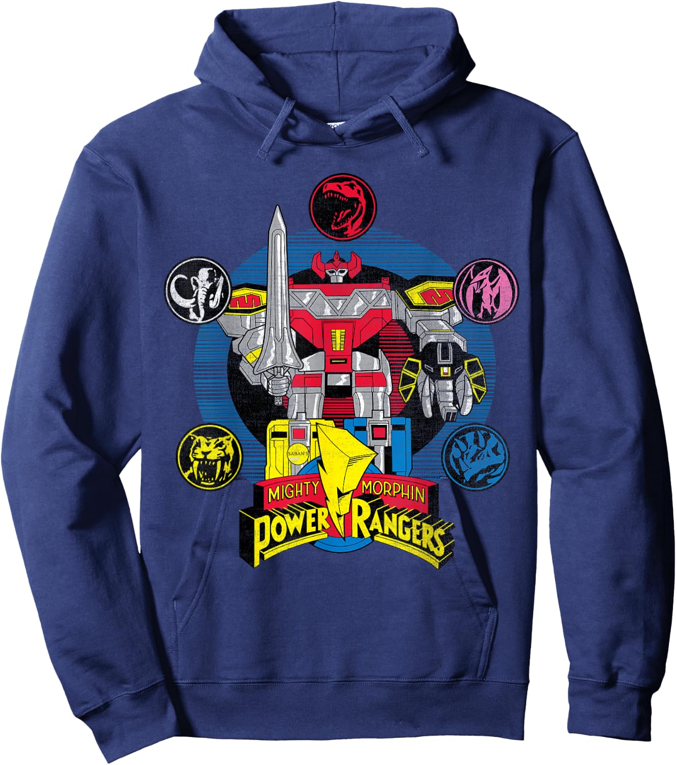 Power Rangers Megazord Hoodie - Hoodie | Navy