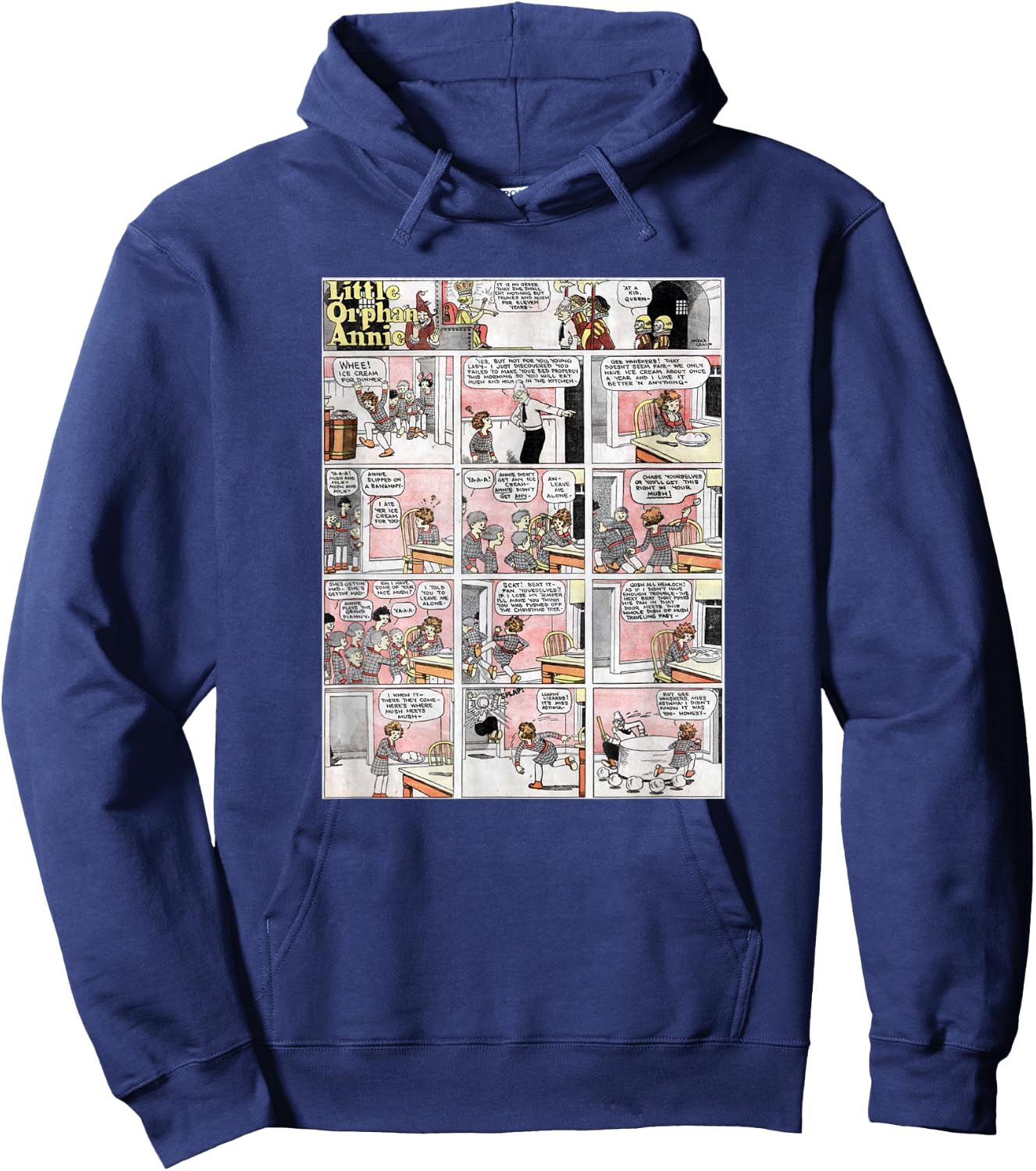 Little Orphan Annie - 1st Published Comic Strip Hoodie - Hoodie | Navy