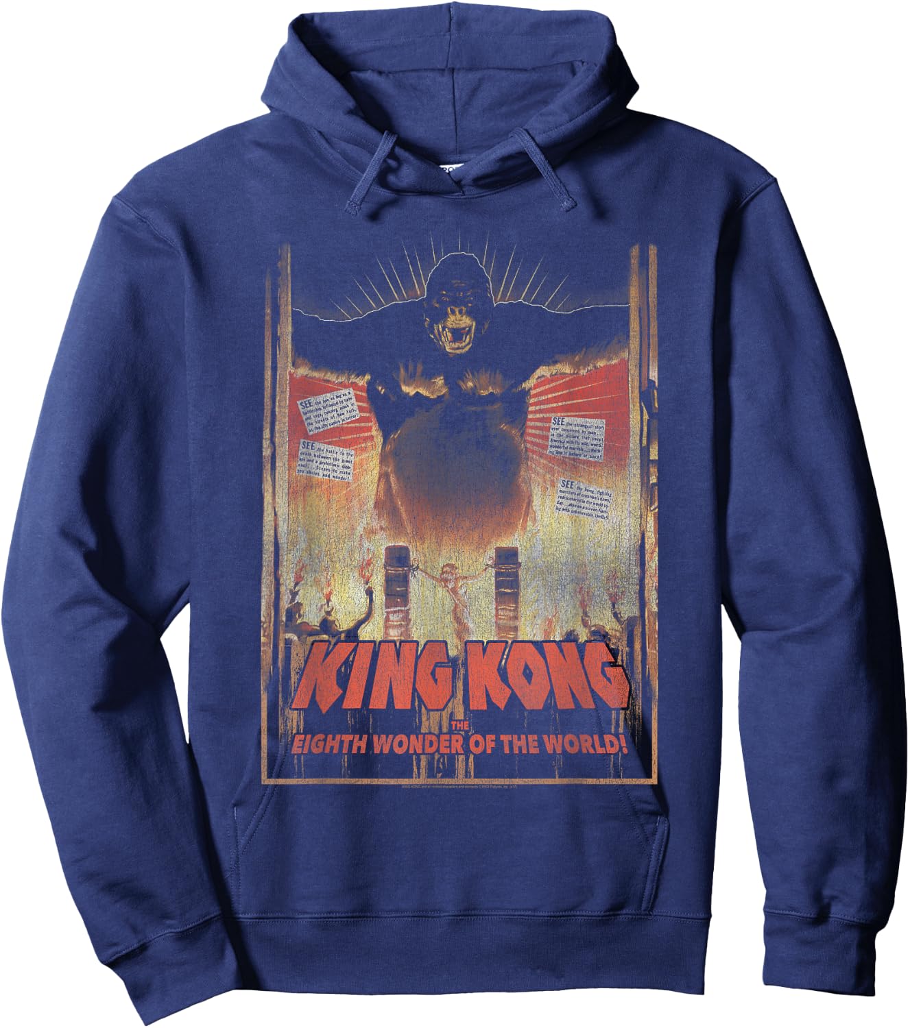 King Kong Eighth Wonder of The World Hoodie - Hoodie | Navy