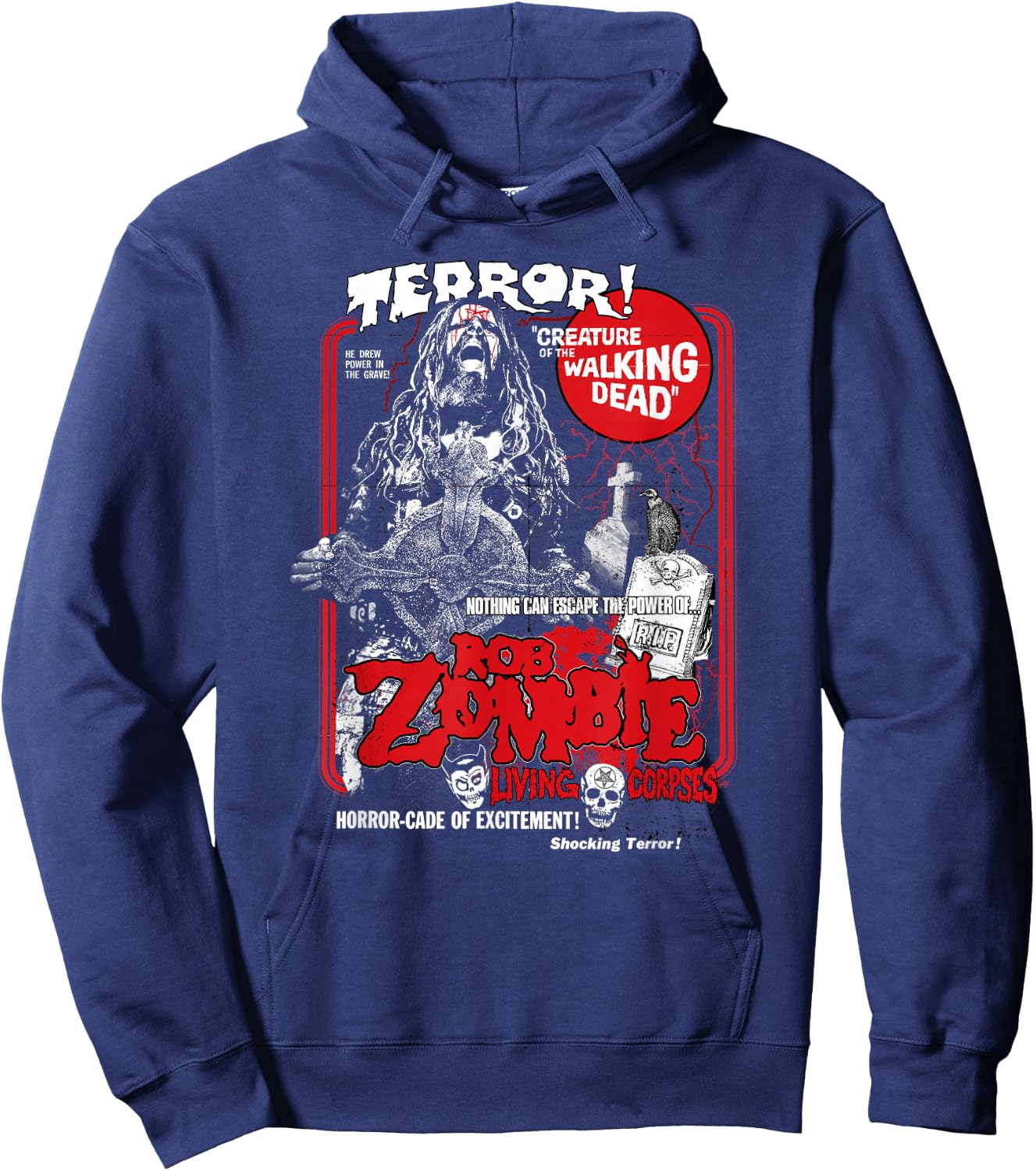 Rob Zombie – Creature Of The Walking Dead Hoodie - Hoodie | Navy