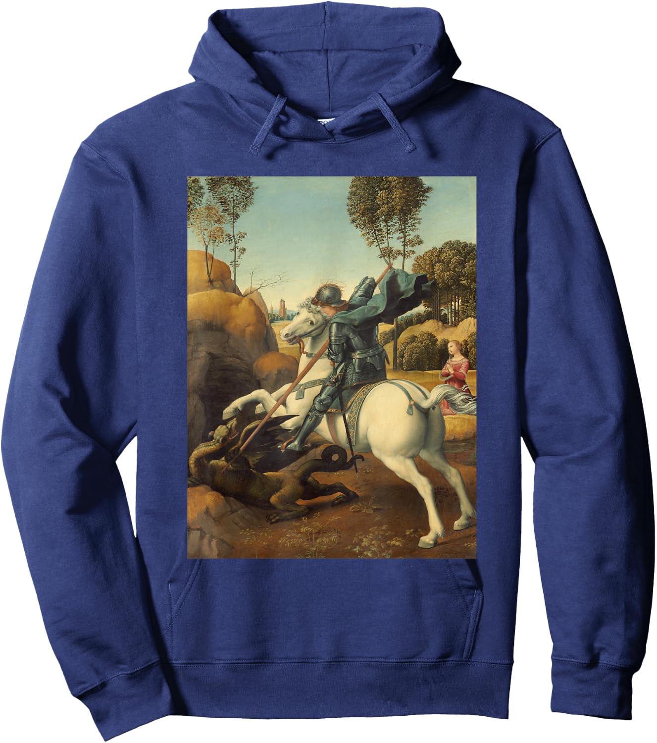 Raphael's St. George and the Dragon Hoodie - Hoodie | Navy