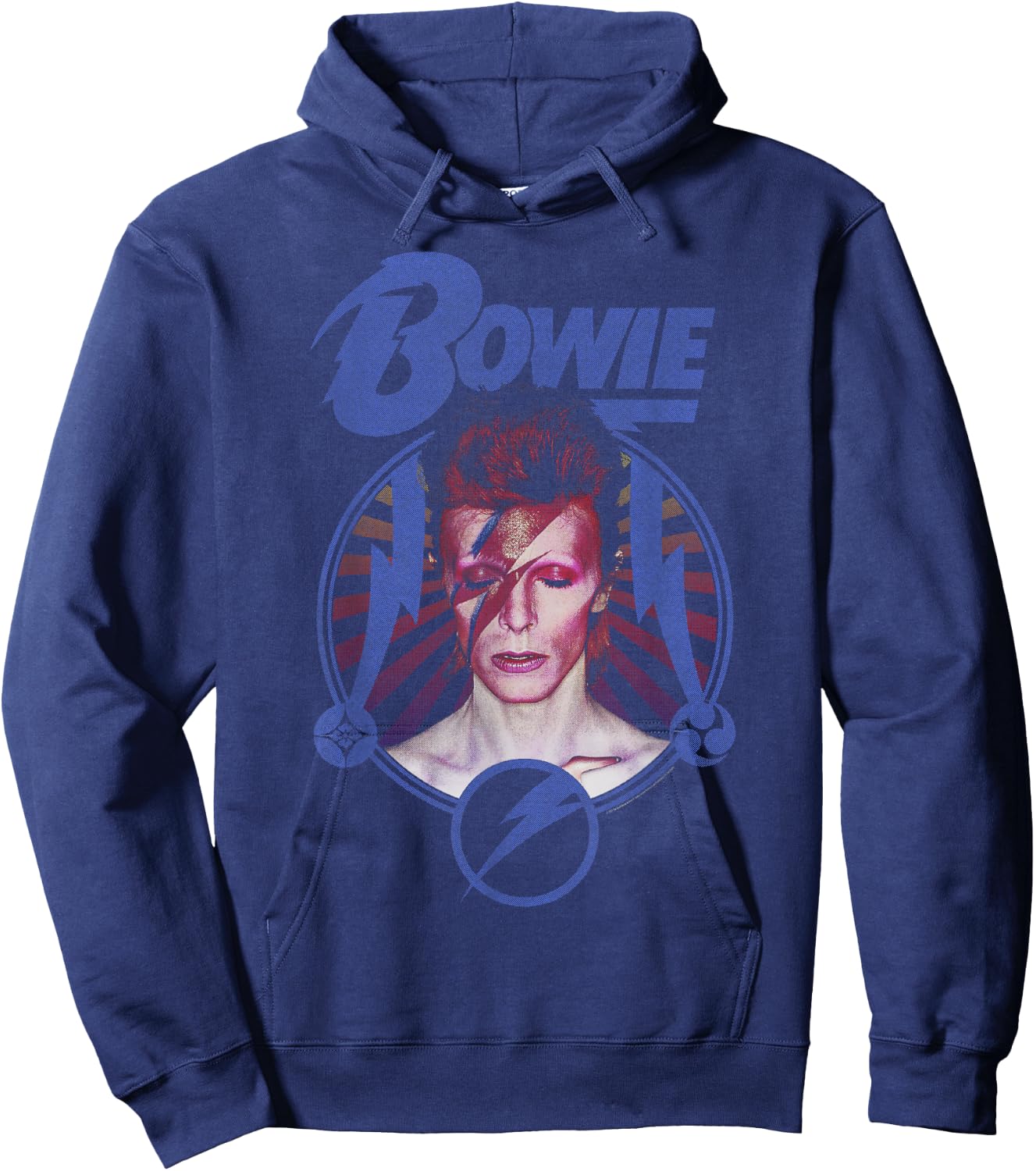 David Bowie - Blue Lightning Hoodie - Hoodie | Navy