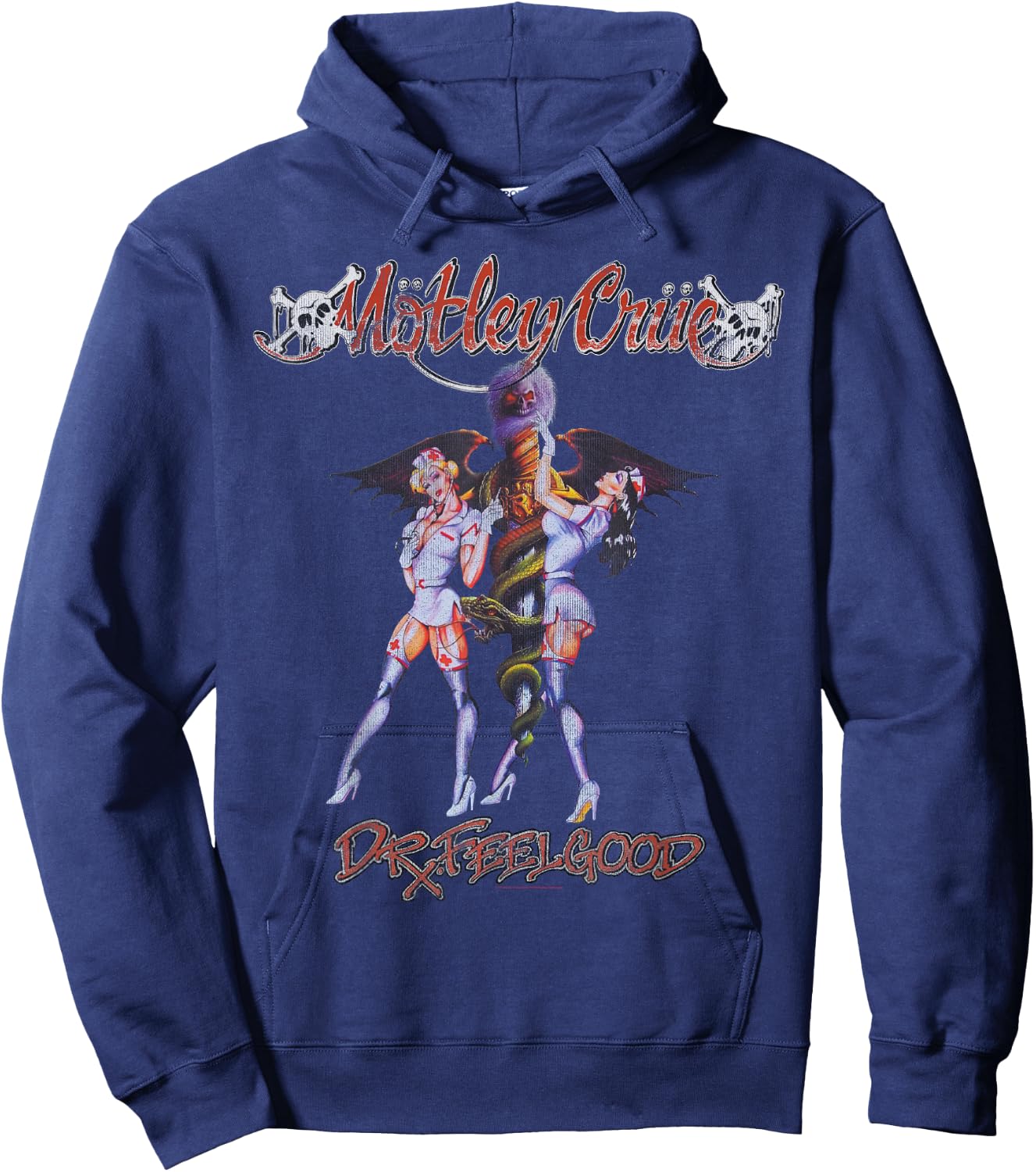 Mötley Crüe - Dr. Feelgood Hoodie - Hoodie | Navy