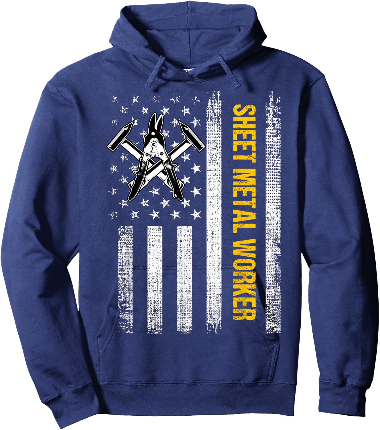 Sheet Metal Worker Hoodie - Hoodie | Navy