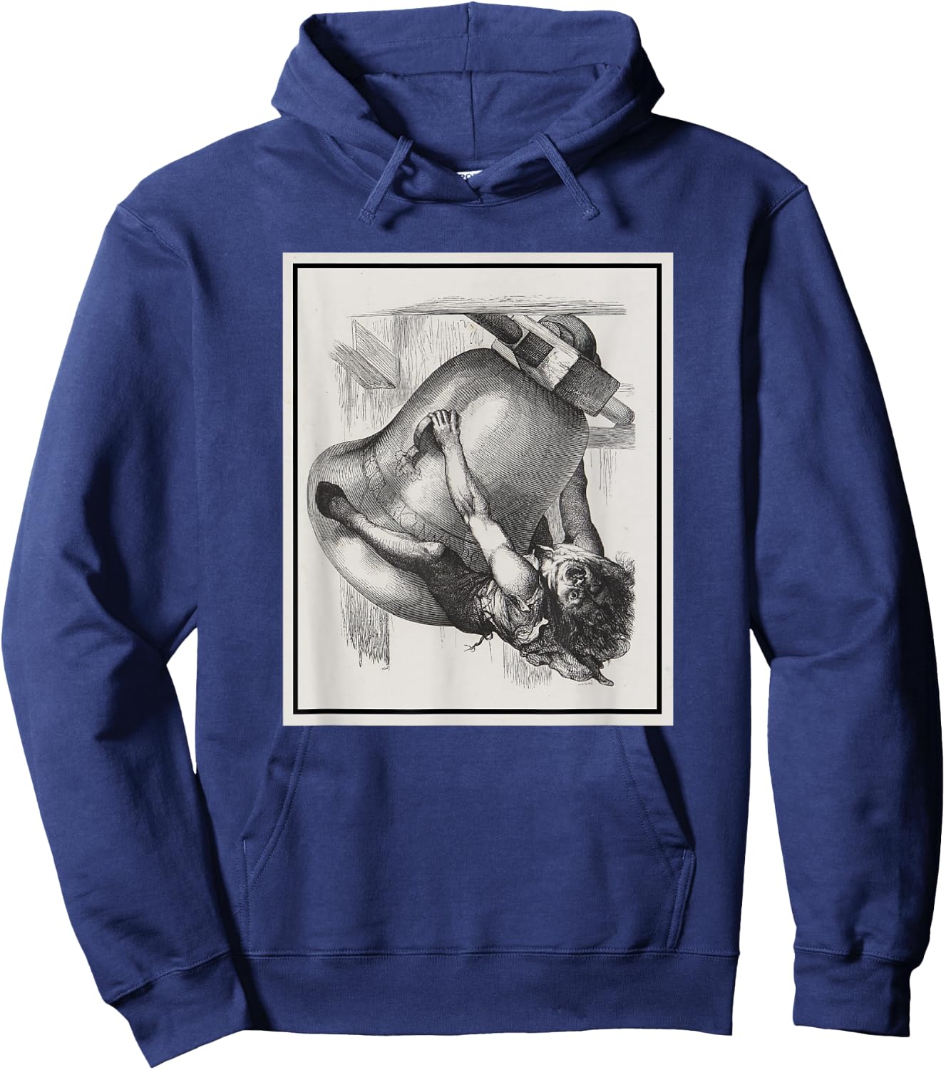 Quasimodo Ringing the Cathedral Bells (1844) Hoodie - Hoodie | Navy