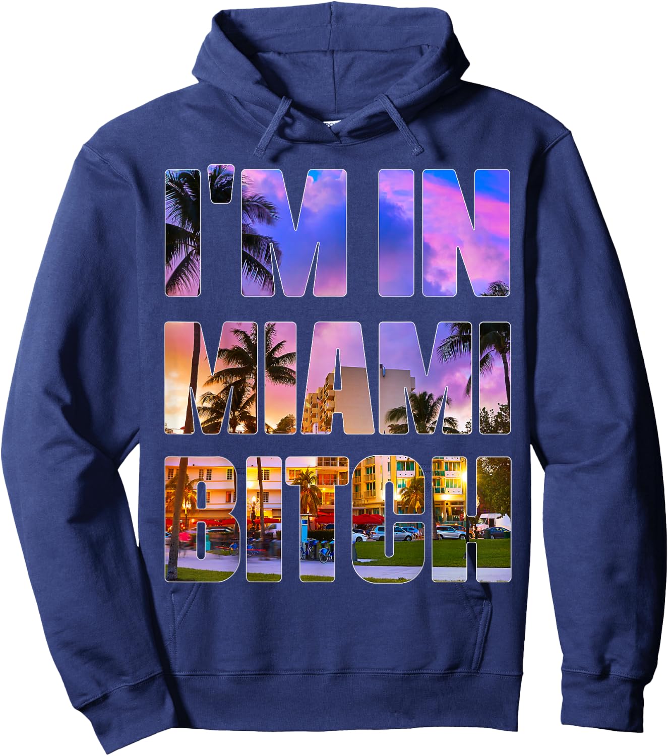 I'm In New York Bitch City Represent Parody Hoodie - Hoodie | Navy