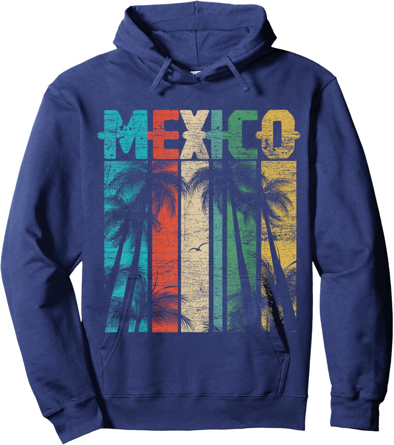 Retro Mexico Hoodie - Hoodie | Navy
