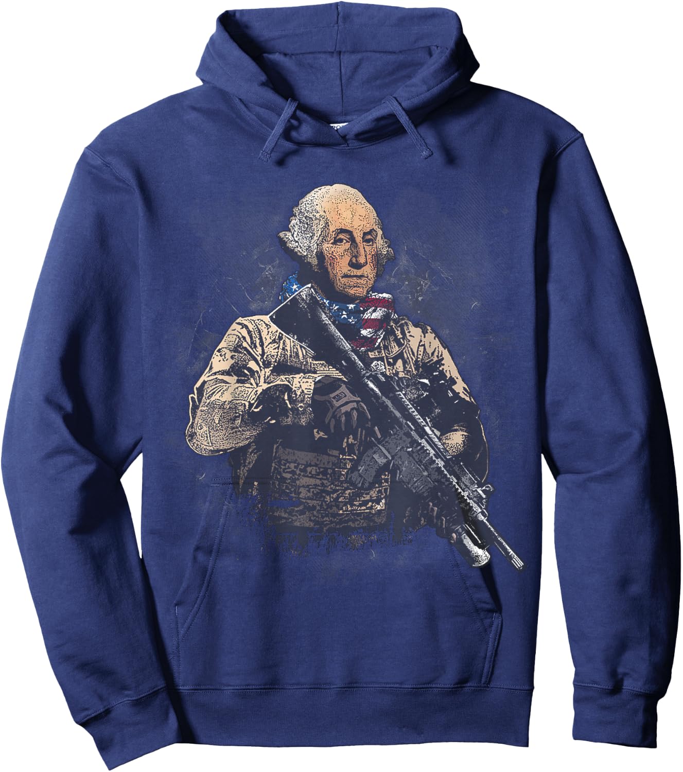 Presidential Soldiers: George Washington Hoodie - Hoodie | Navy