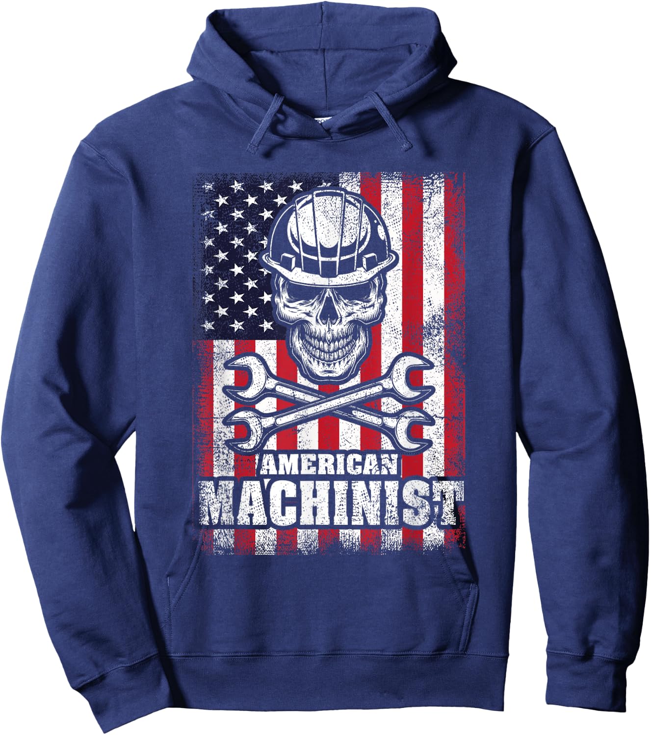 American Machinist Mechanic Machinist Operator Hoodie - Hoodie | Navy