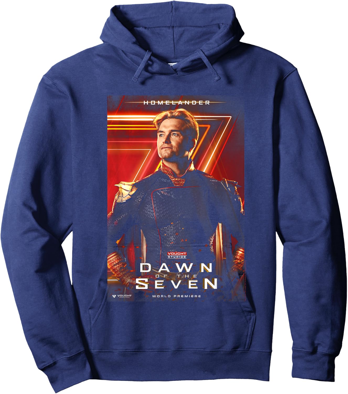 The Boys Homelander Vought Poster Hoodie - Hoodie | Navy
