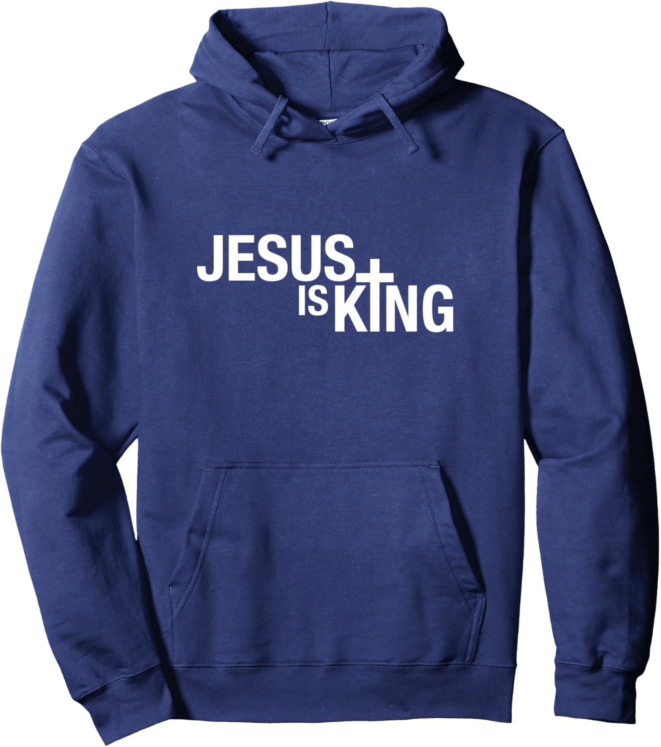 Jesus is King Hoodie - Hoodie | Navy